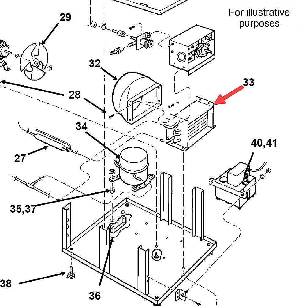 Part #18-3729-01, Scotsman Condenser