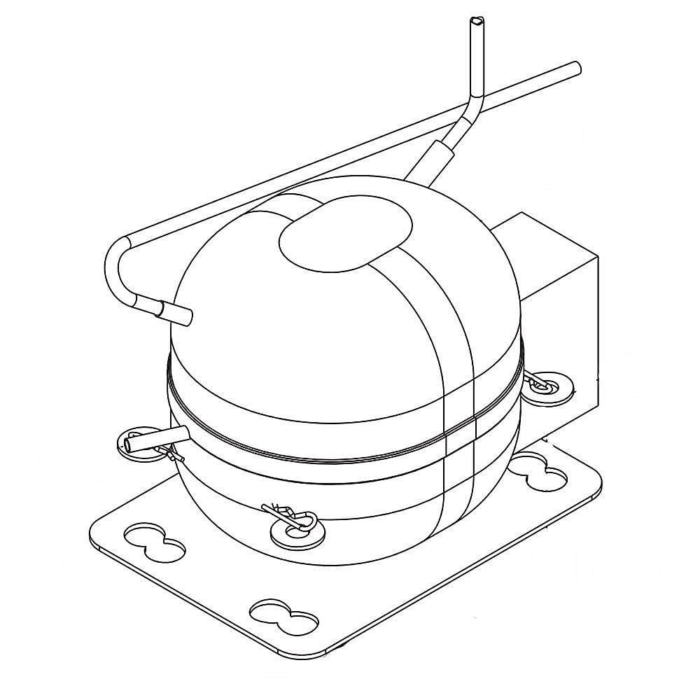 Part #18-8802-21, Scotsman Compressor