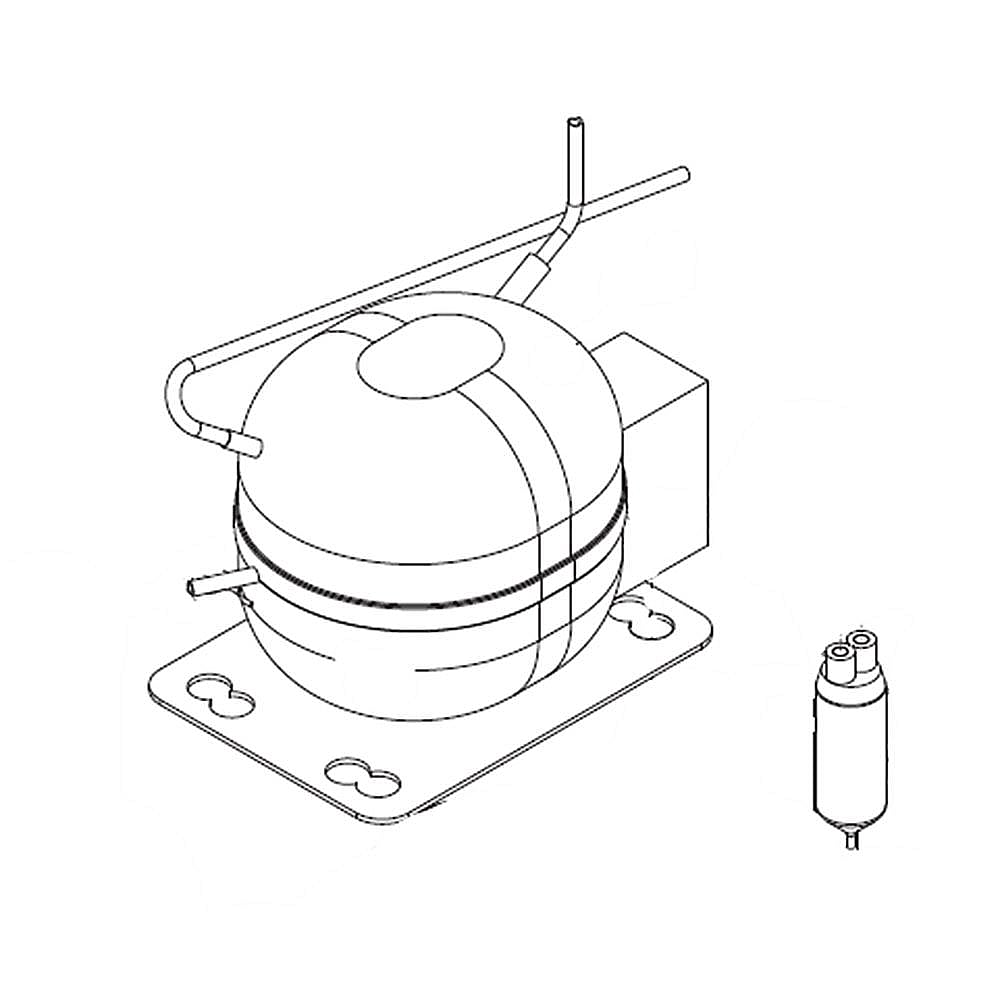 Part #18-8947-21, Scotsman Compressor