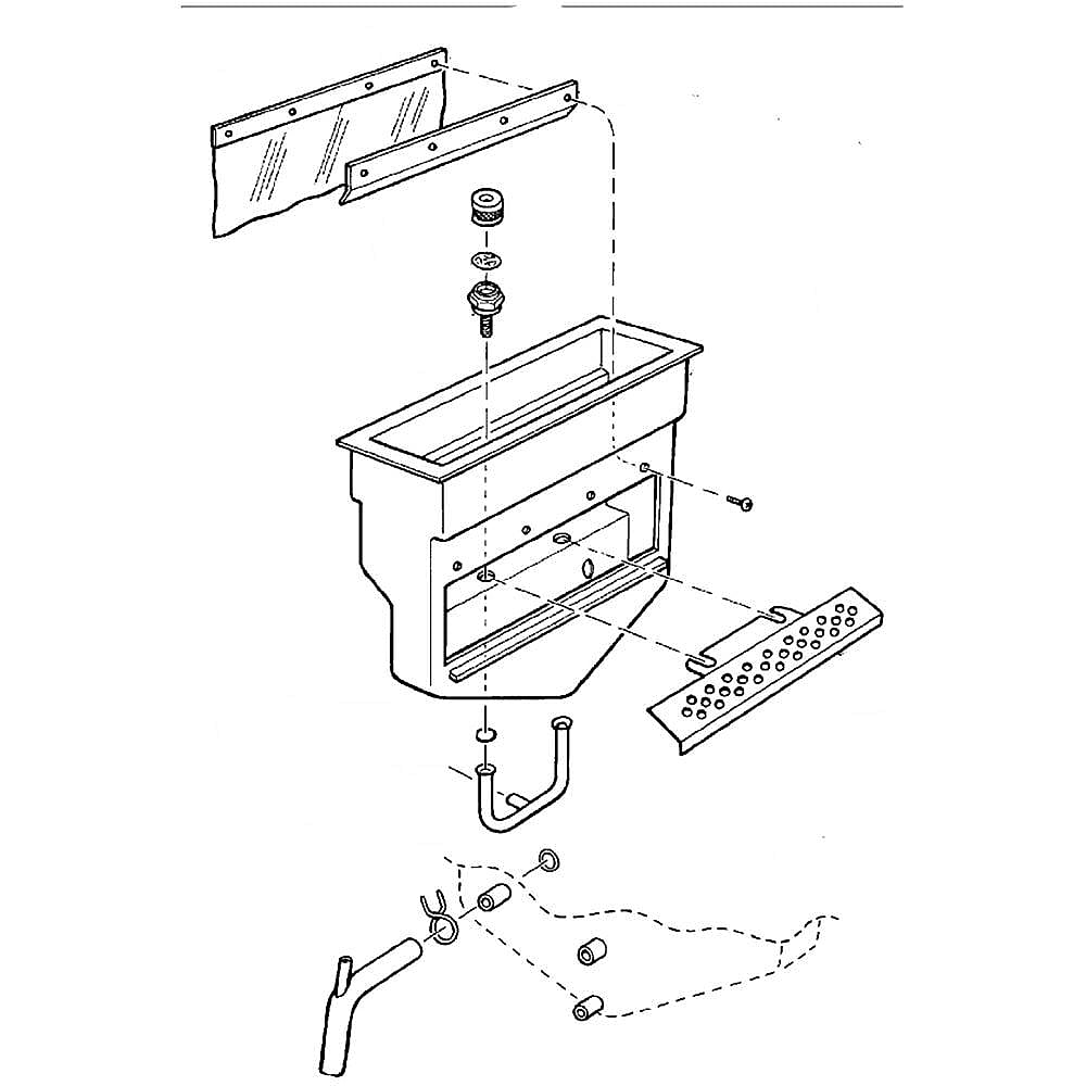 Part #a22532-001, Scotsman Bin Insert Assy