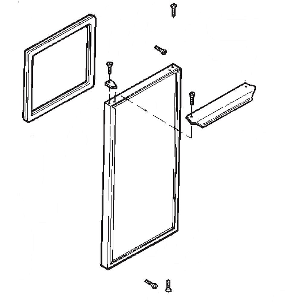 Part #a32117-011, Scotsman Ice Maker Door Assembly