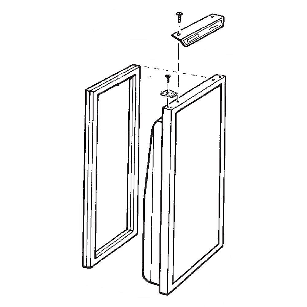Part #a35364-010, Scotsman Door - Black