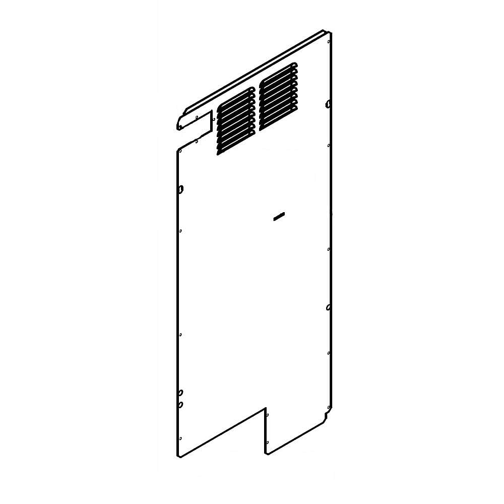 Part #a39682-001, Scotsman Back Panel