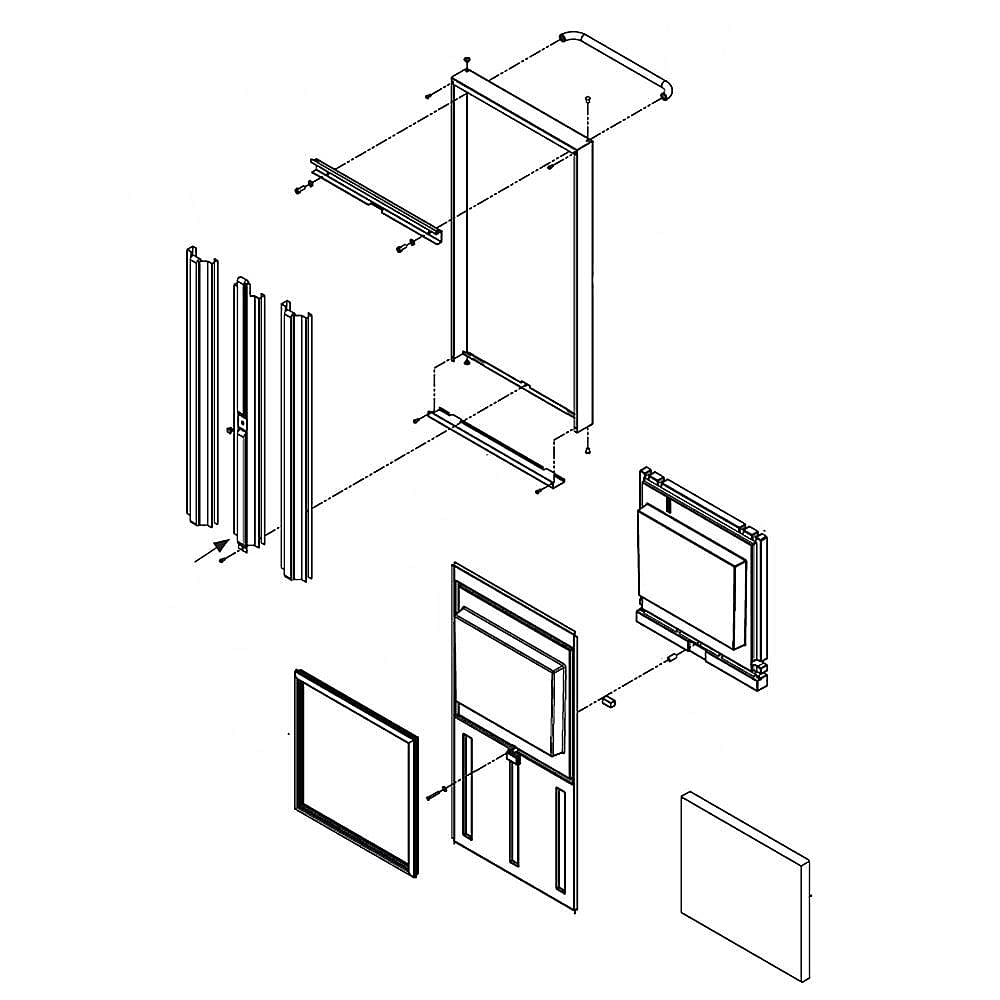 Part #a39860-001, Scotsman Door Assy
