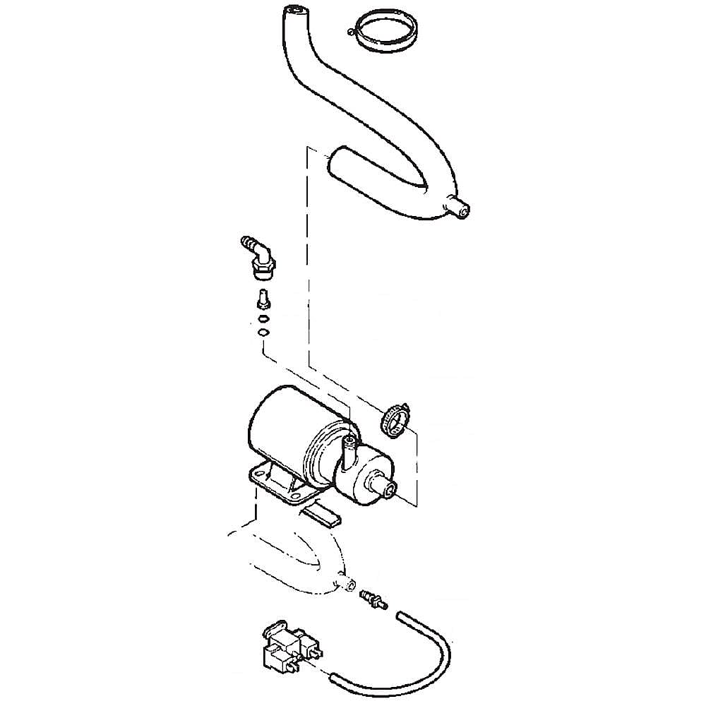 Part #a39885-001, Scotsman Ice Maker Drain Pump Kit