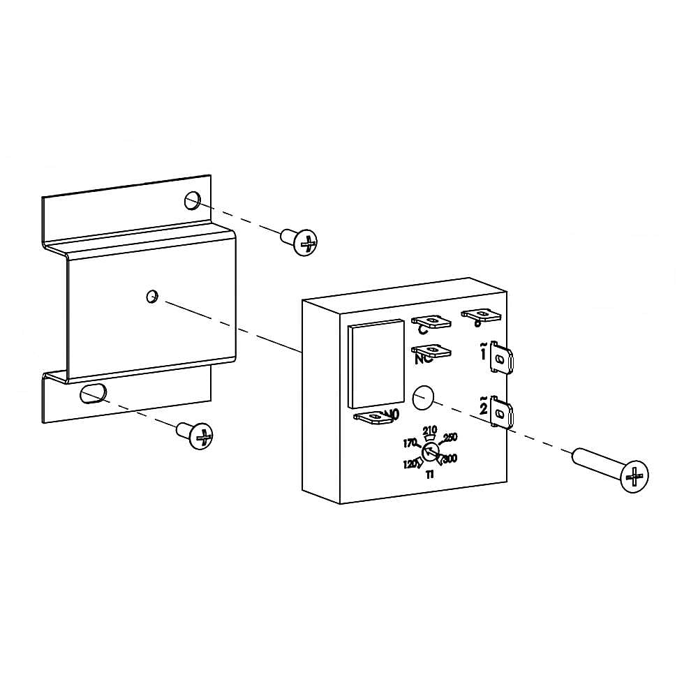 Part #a39918-001, Scotsman Solid State Timer Relay