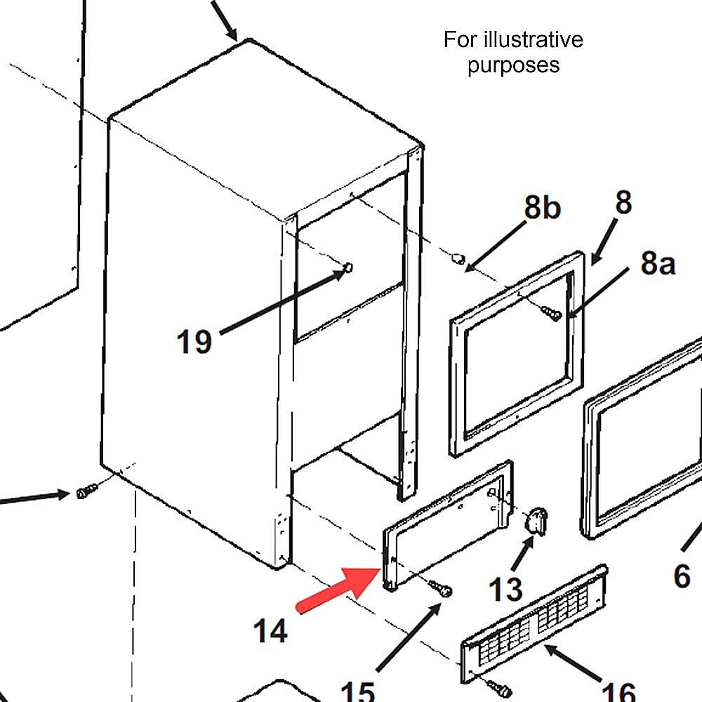 Part #a40162-001, Scotsman Control Box Cover