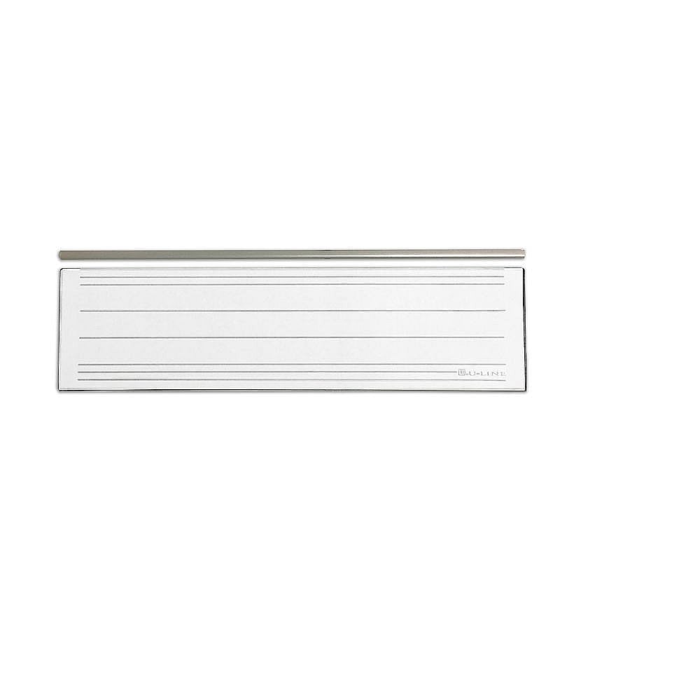 Part #80-54768-00, U-Line Glass Half Shelf W/logo