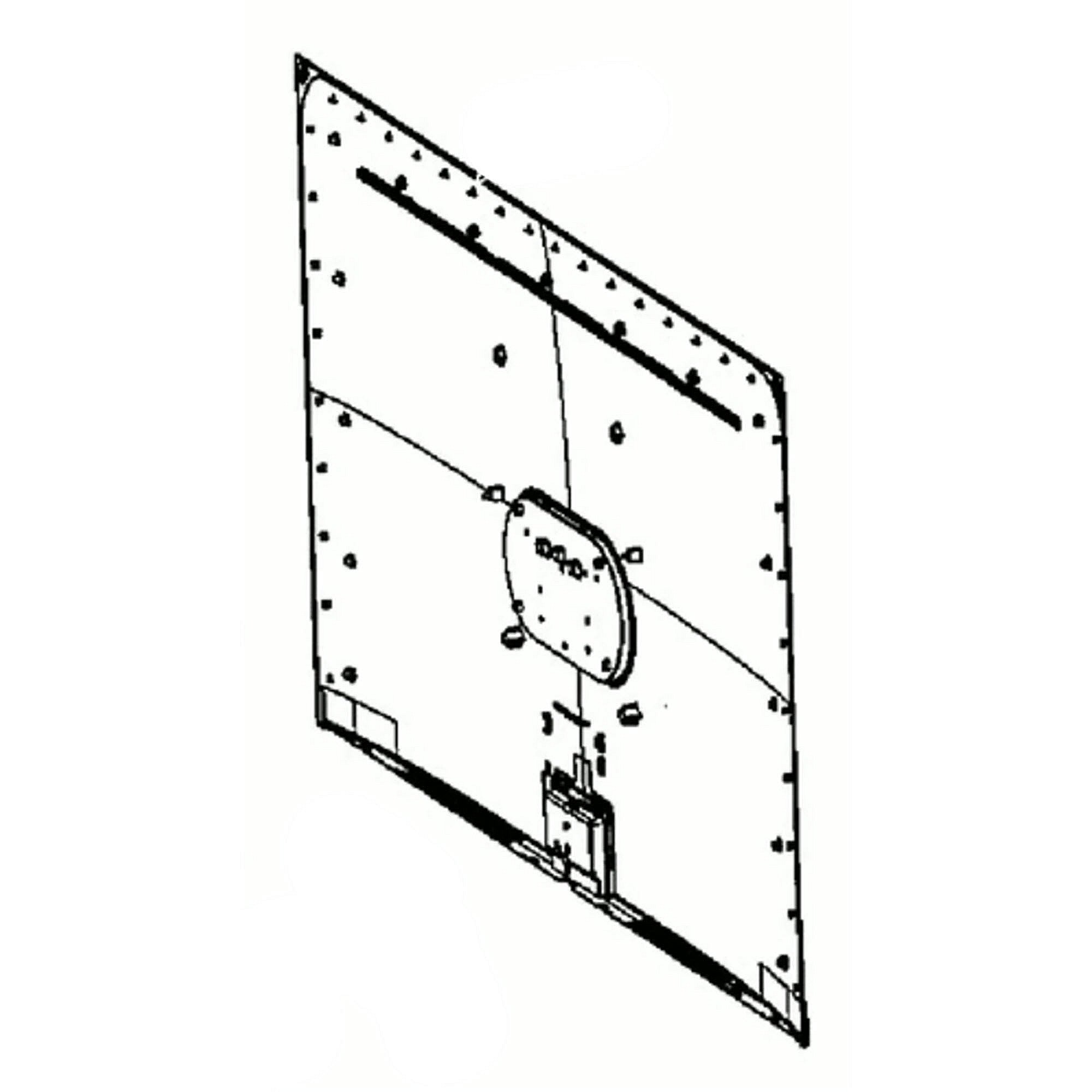 Part #bn96-42845A, Rear Cover | 4.00 x 40.00 x 68.00