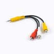 Television Cbf Signal Cable Adapter for Samsung UN55D6000SFXZA-HQ01 - Part BN39-01154H