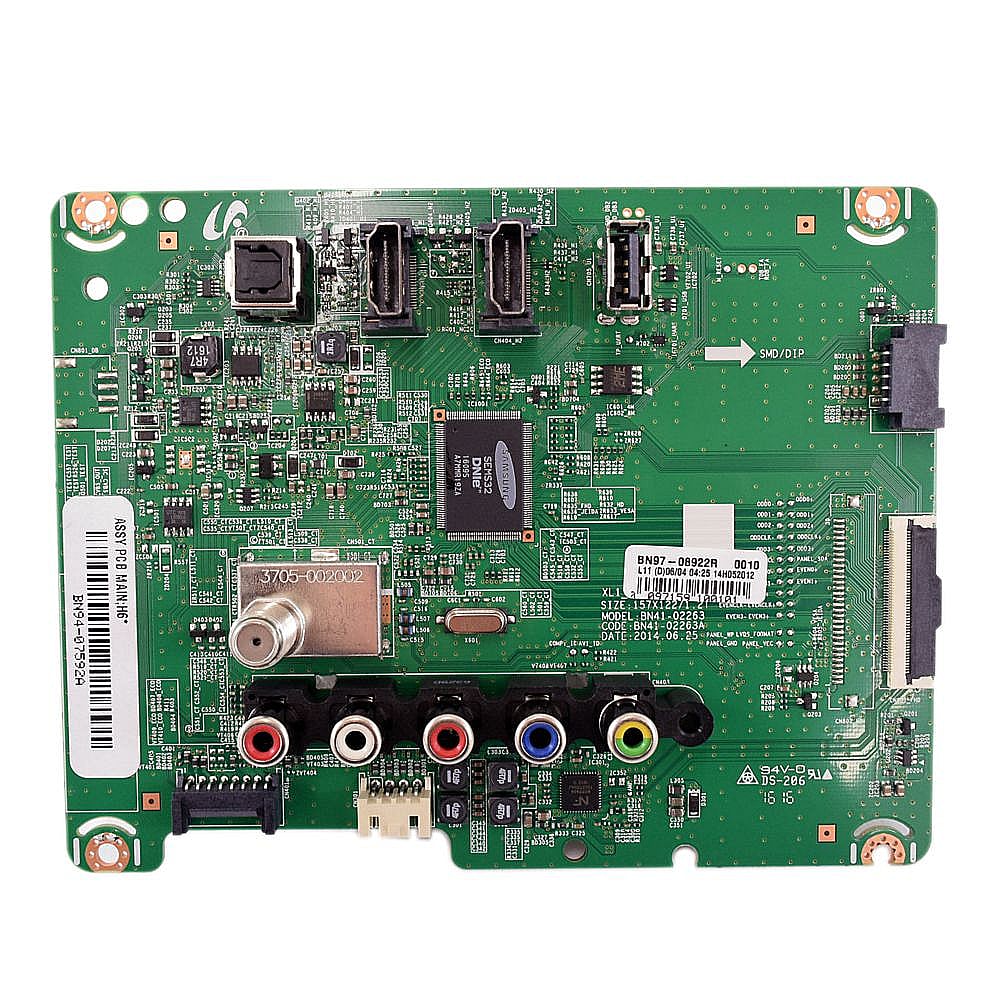 Photo of Part #bn94-10663A, Pcb Main | 7.87 x 7.09 x 1.57 from Repair Parts Direct