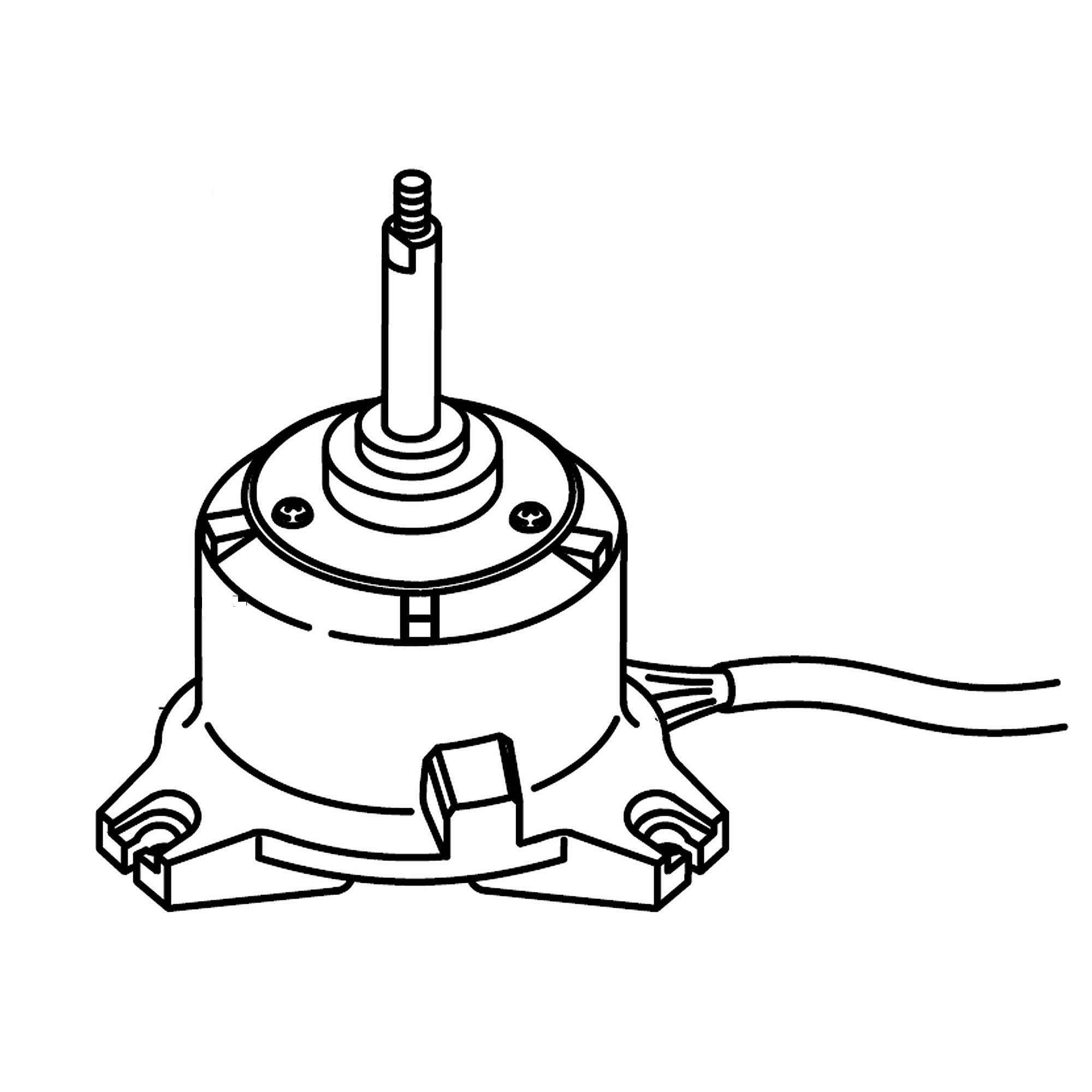 Photo of Panasonic Part #6233038216, Motor from Repair Parts Direct