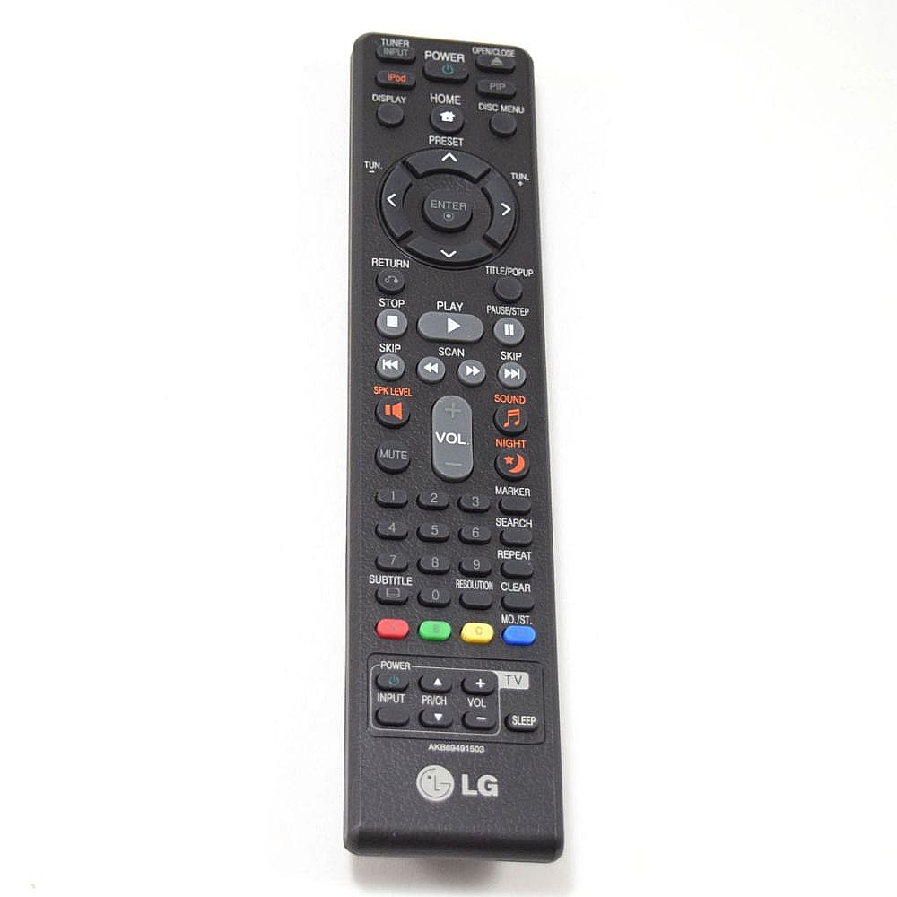 Photo of Part #akb69491503, Remote Control from Repair Parts Direct