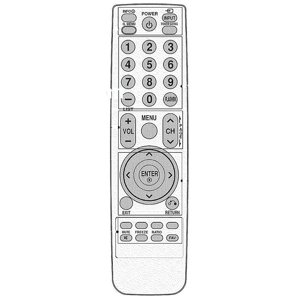 Zenith Part #akb69680439, Remote