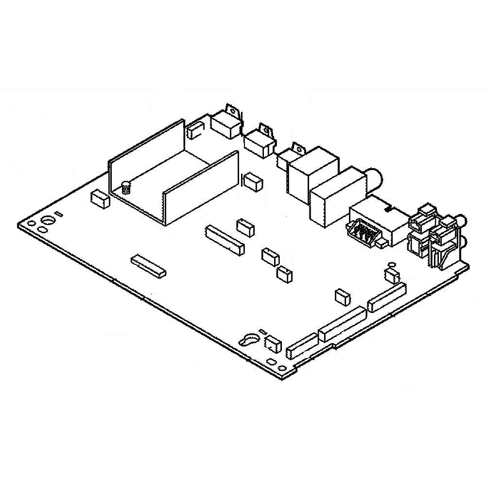 Part #ebr76383503, Home Theater System Electronic Control Board