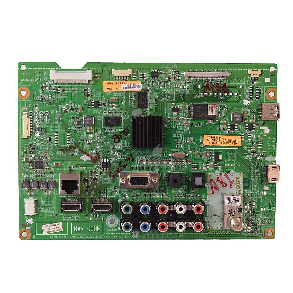 Part #ebt62103402, Home Electronics Chassis Assembly