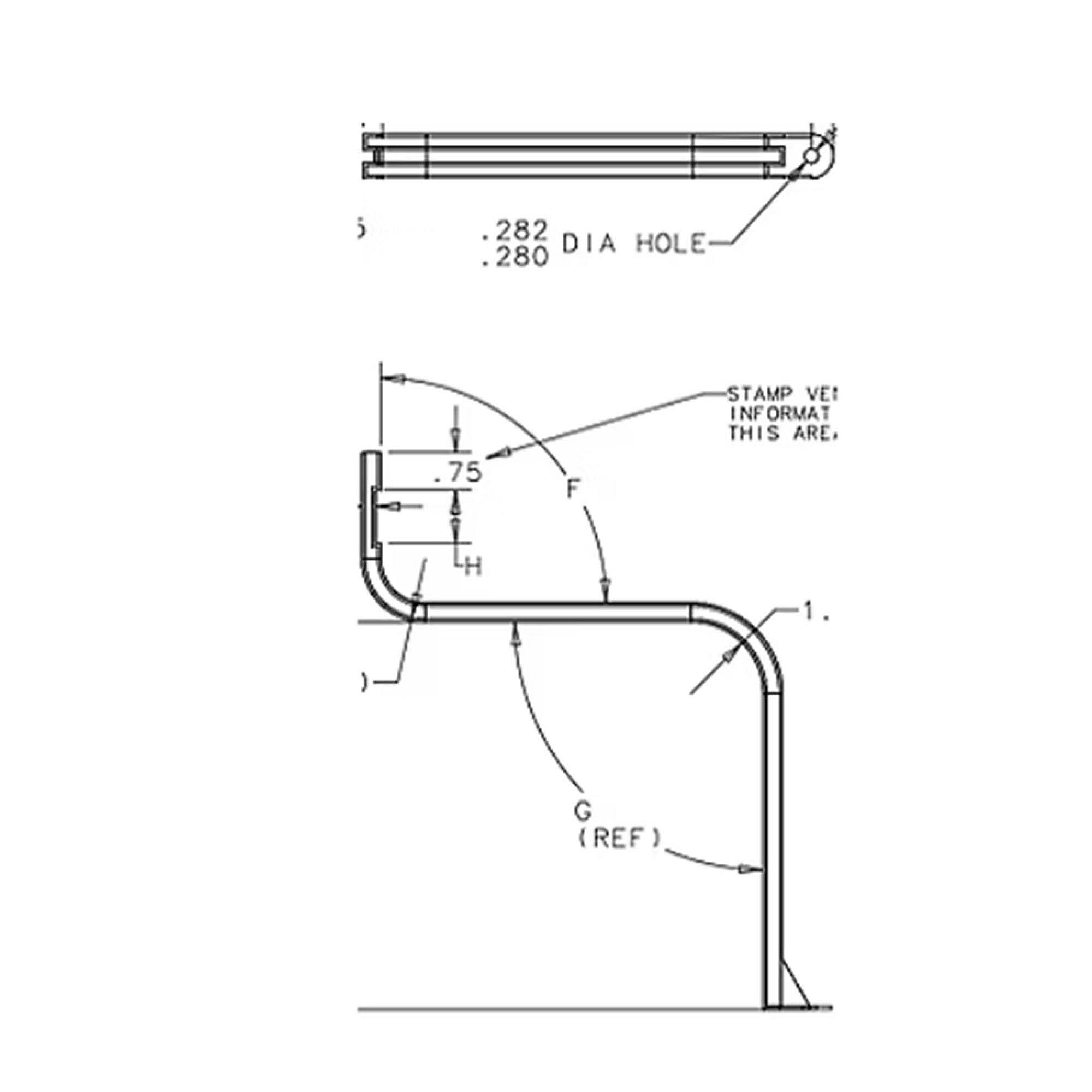 Part #arm0192, Trane Motor Mount Arm