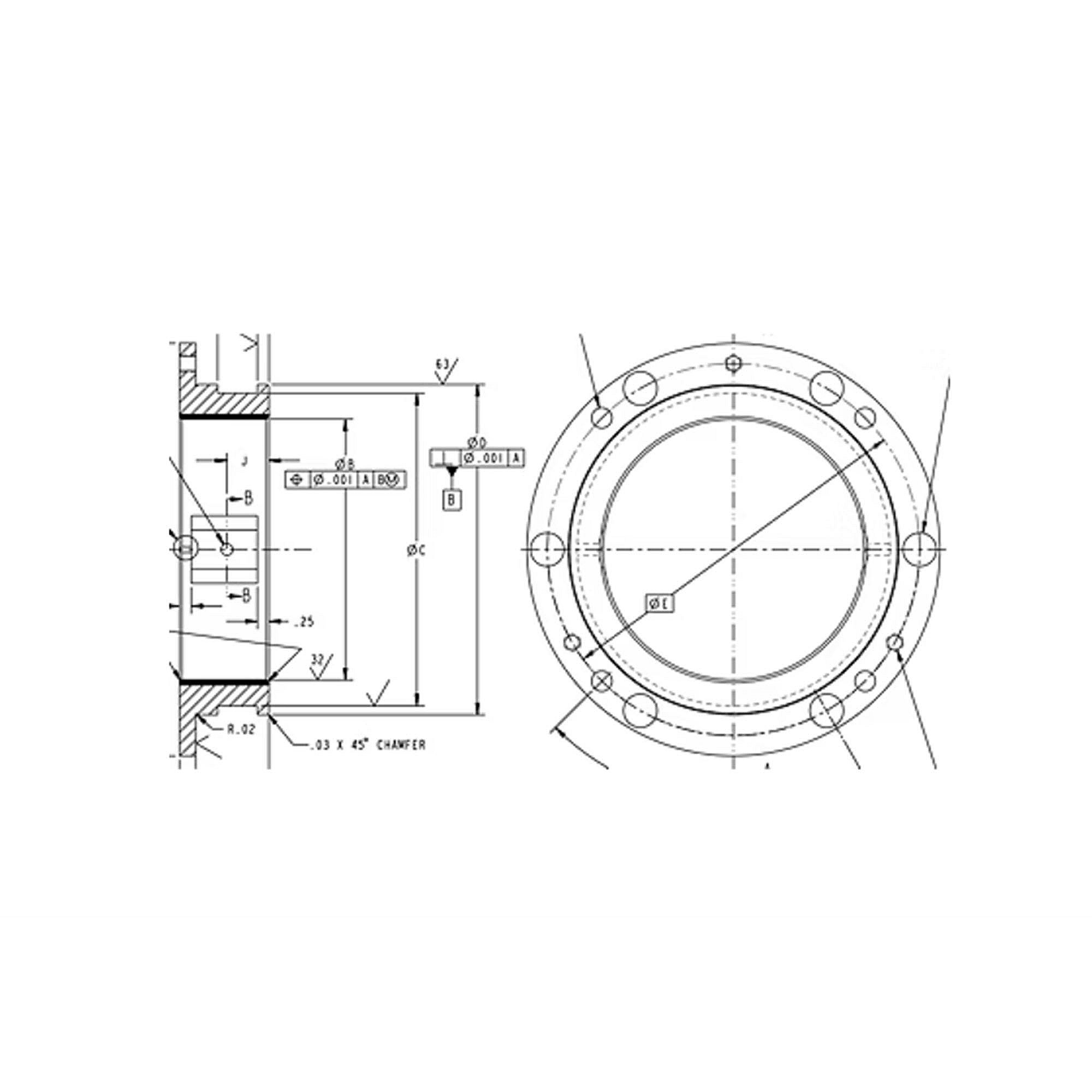 Part #brg0575, Trane Ctv Thrush Bearing 5.60 Bore