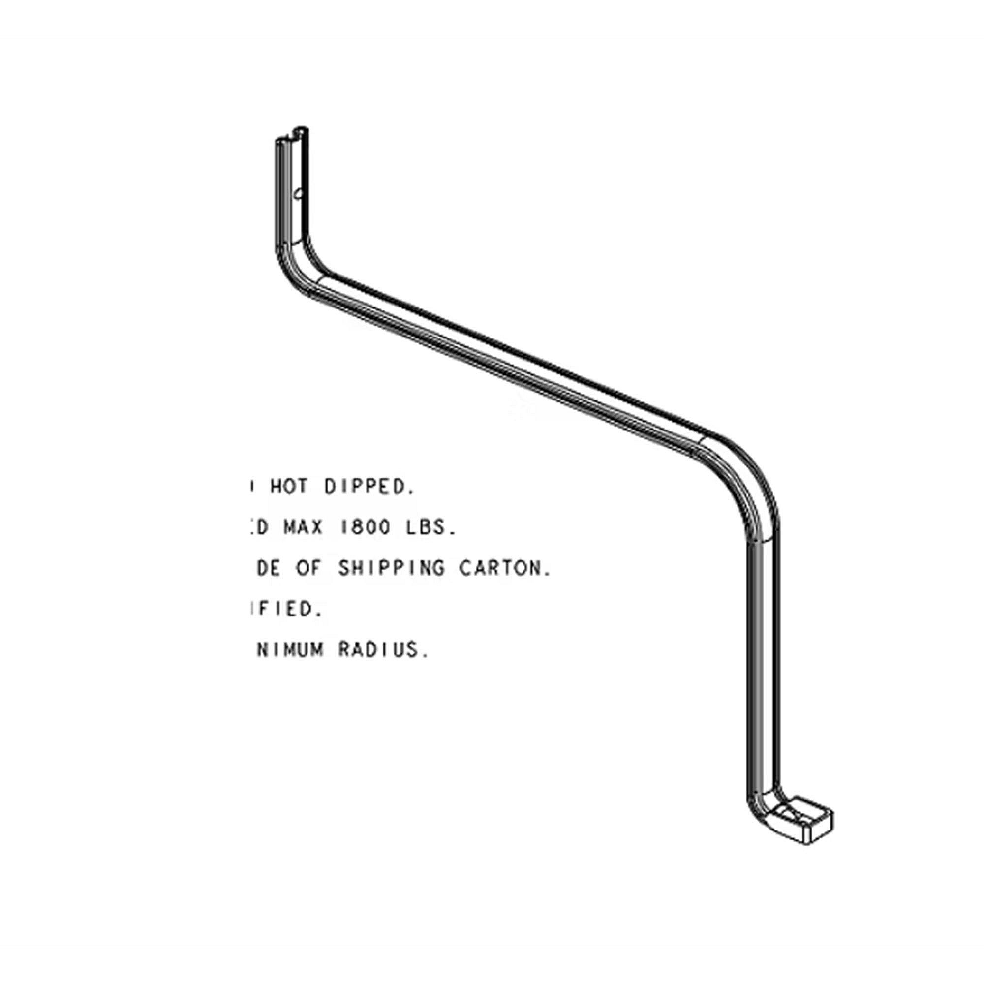 Part #brk1632, Trane Motor Mount Bracket Leg