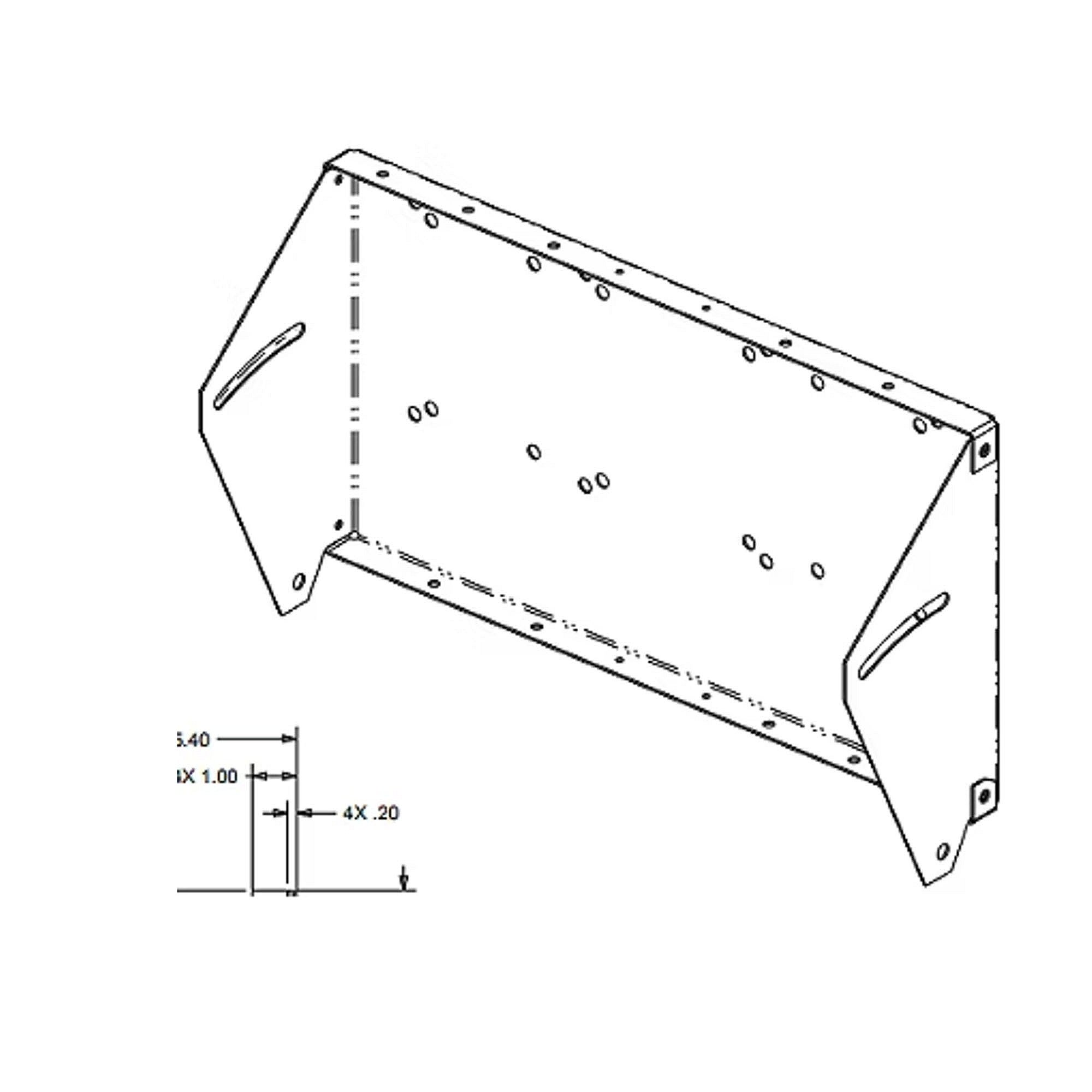 Part #brk4563, Trane Motor Mount