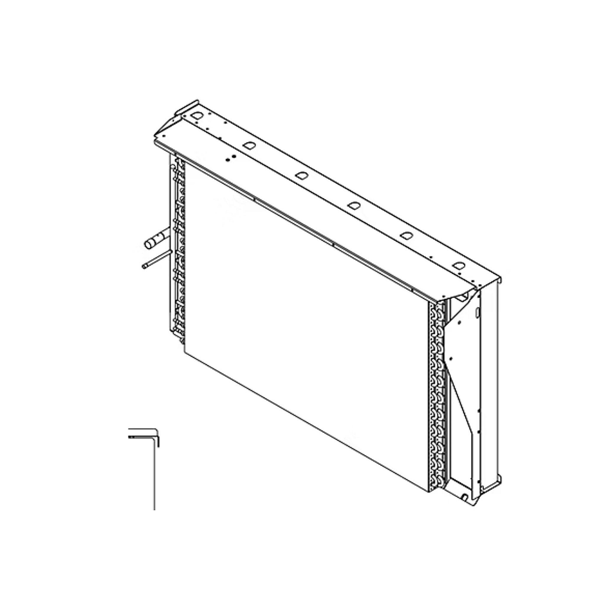 Part #col10854, Trane Indoor Flan Fin Coil