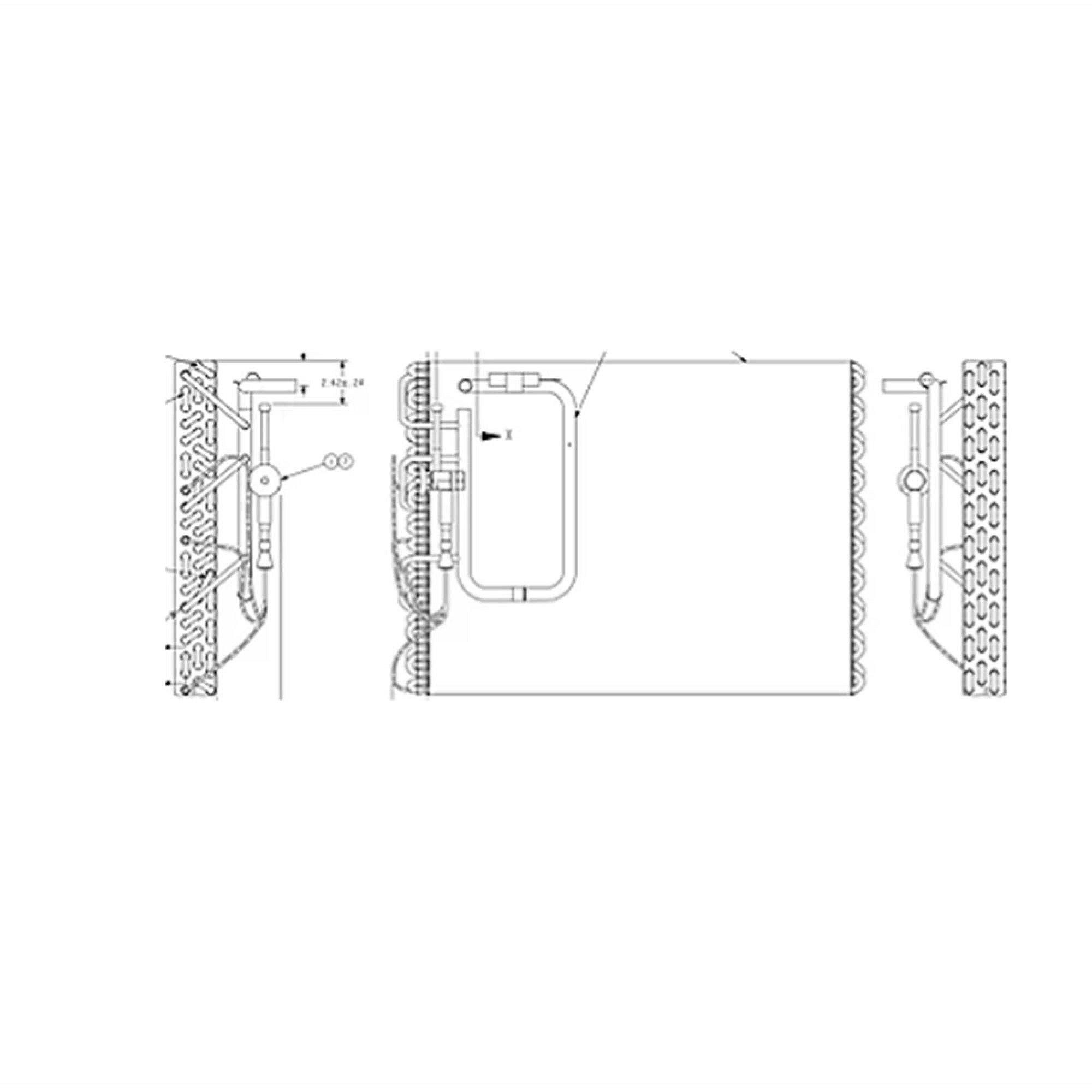 Part #col13351, Trane Indoor Coil