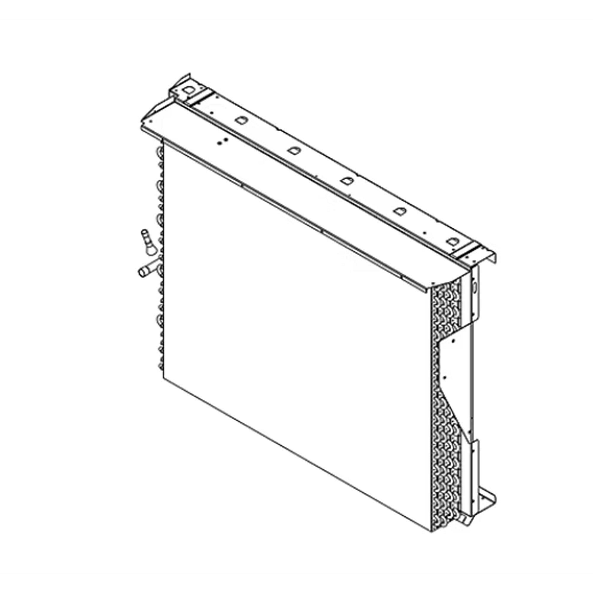 Part #col13504, Trane Indoor Coil Flat Fin