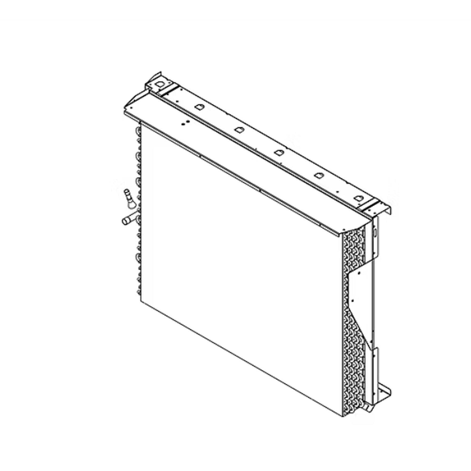 Part #col13525, Trane Flat Fin Indoor Coil