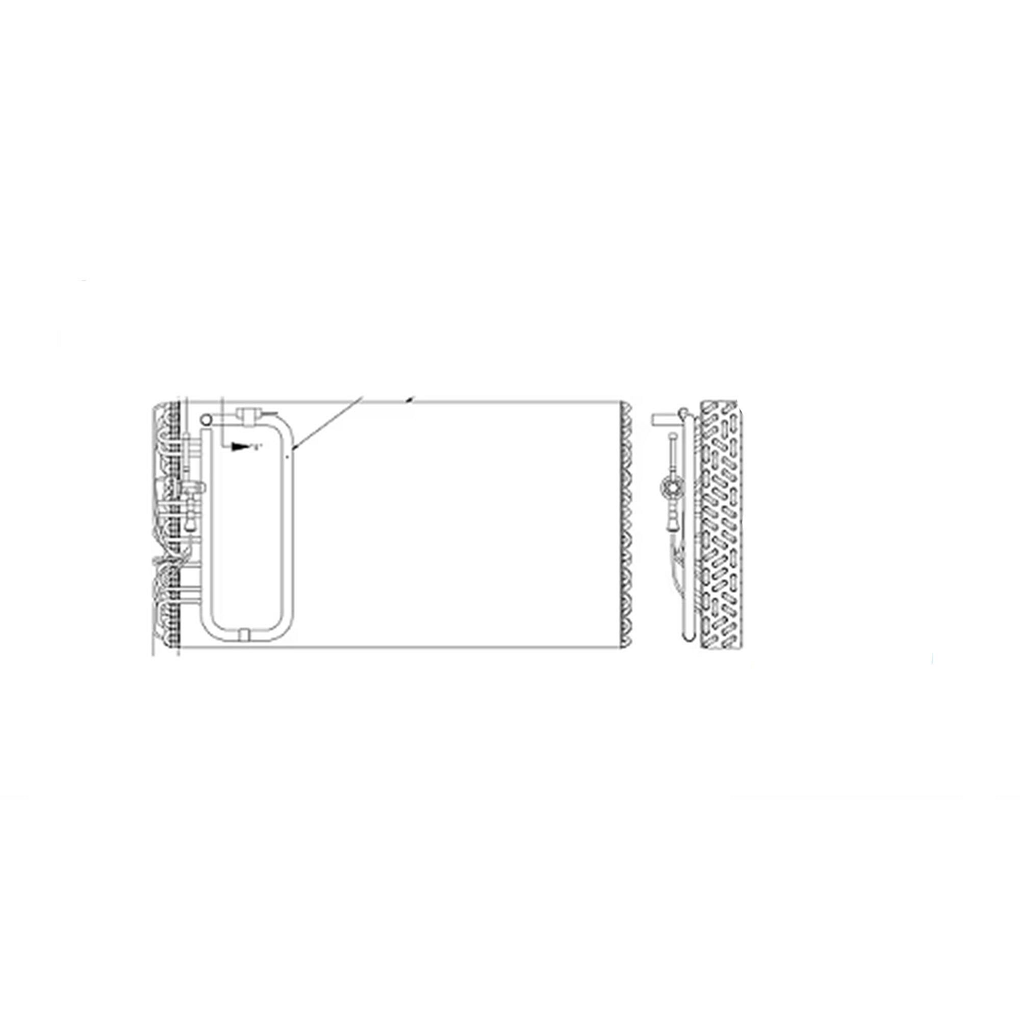 Part #col13527, Trane Evaporator Coil