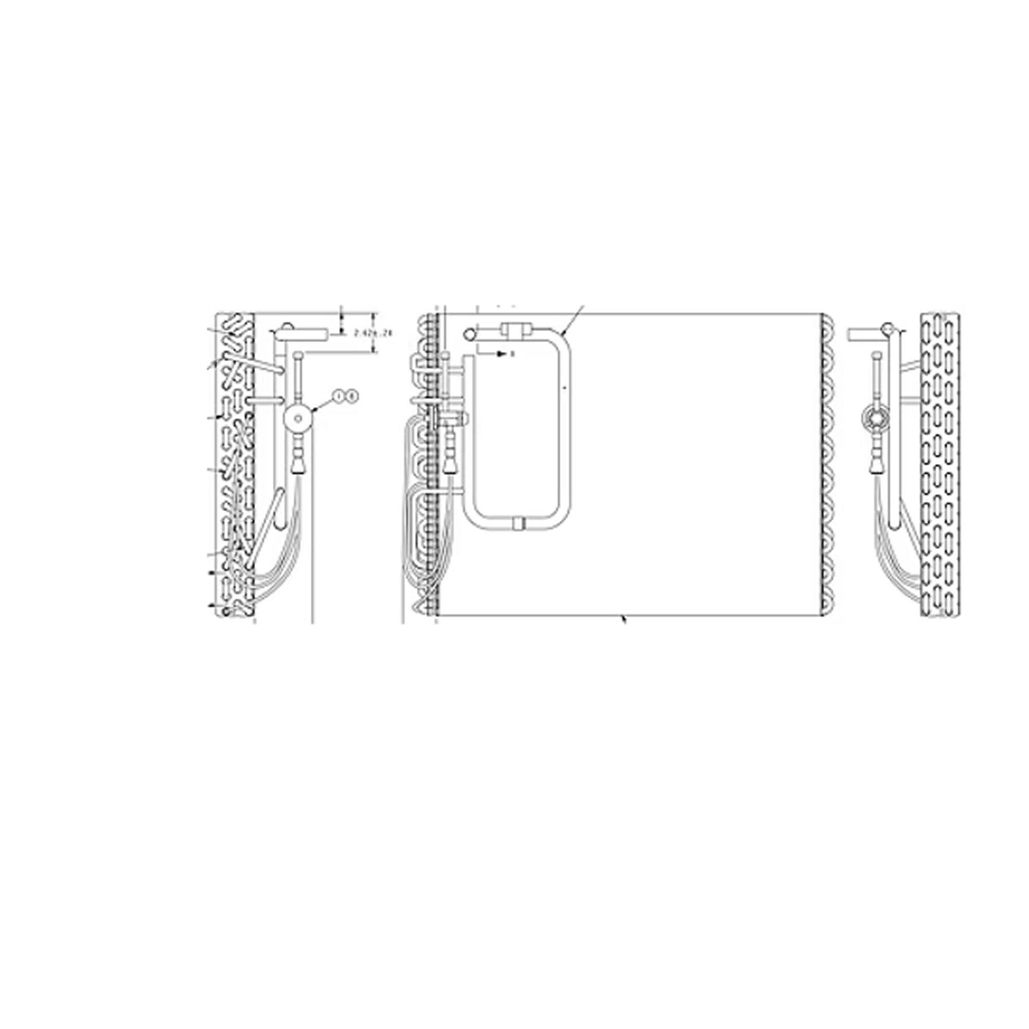 Part #col13537, Trane Indoor Coil