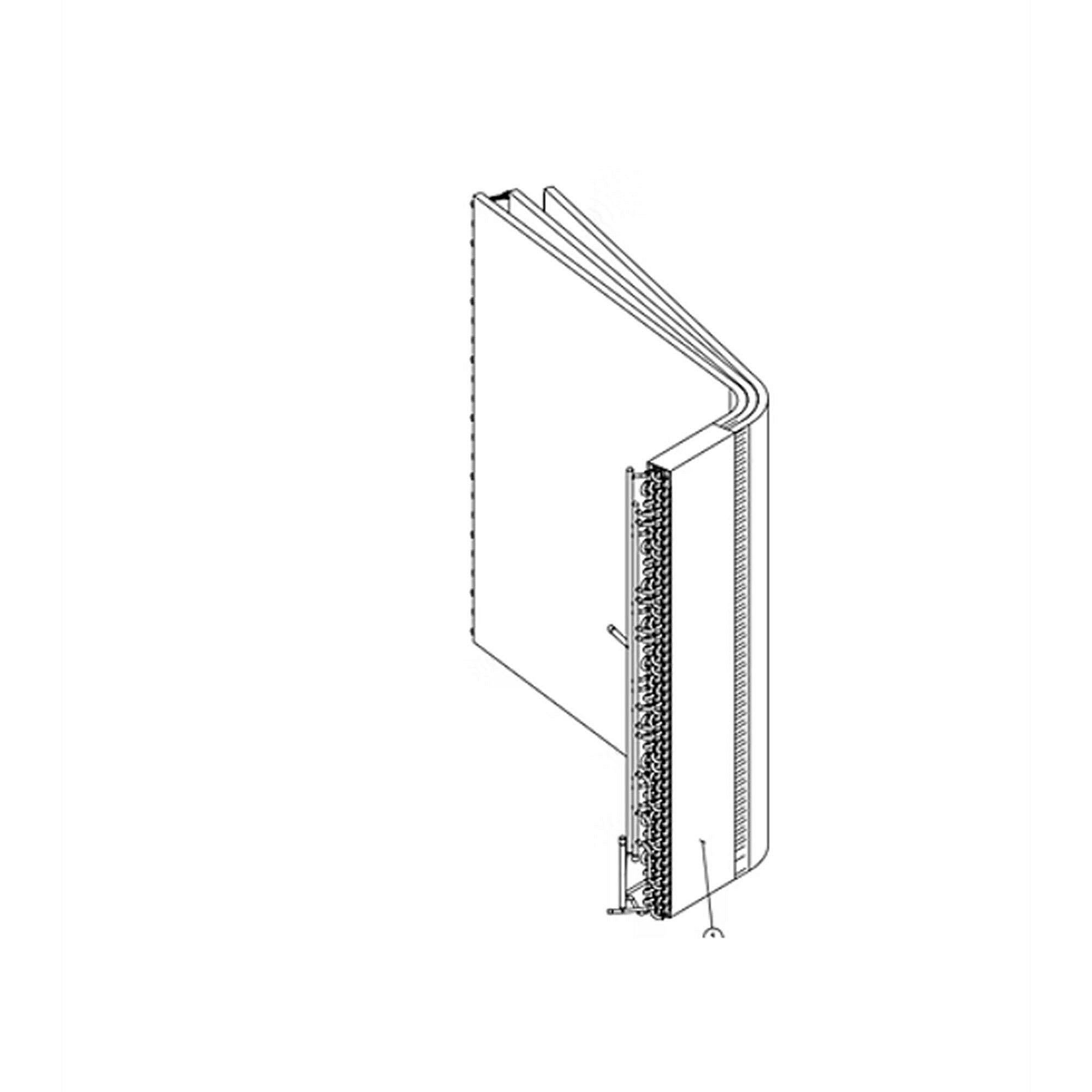 Part #col16089, Trane Outdoor Coil