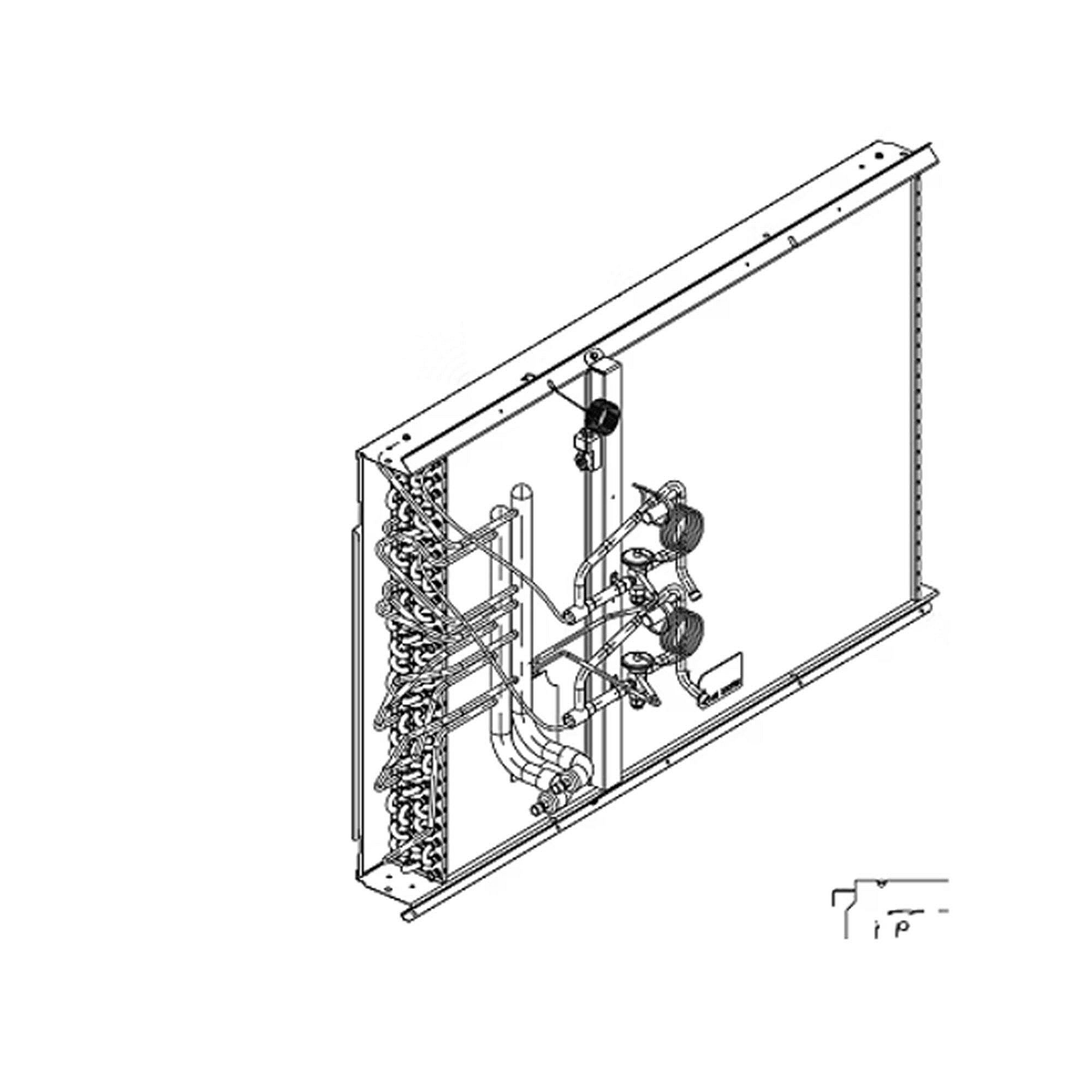 Part #col16273, Trane Coil Assy