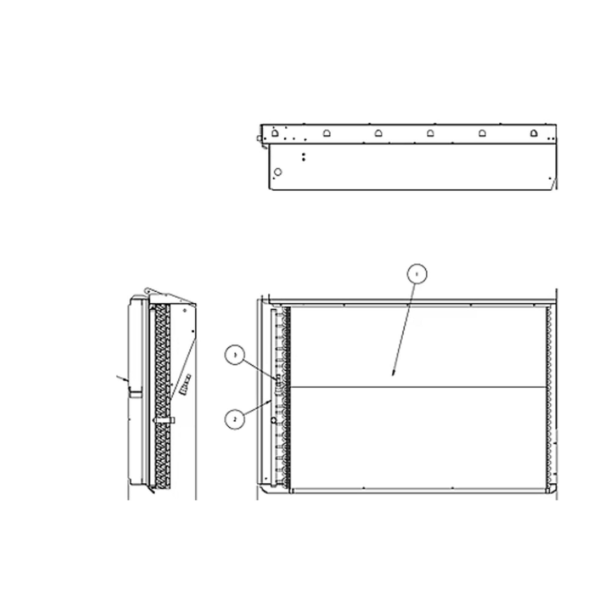 Part #col16348, Trane Cond Coil