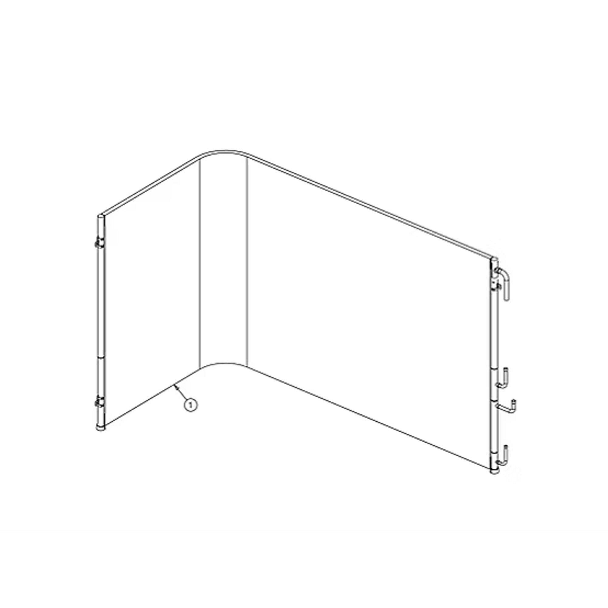 Part #col18116, Trane Outdoor Coil E-Coat
