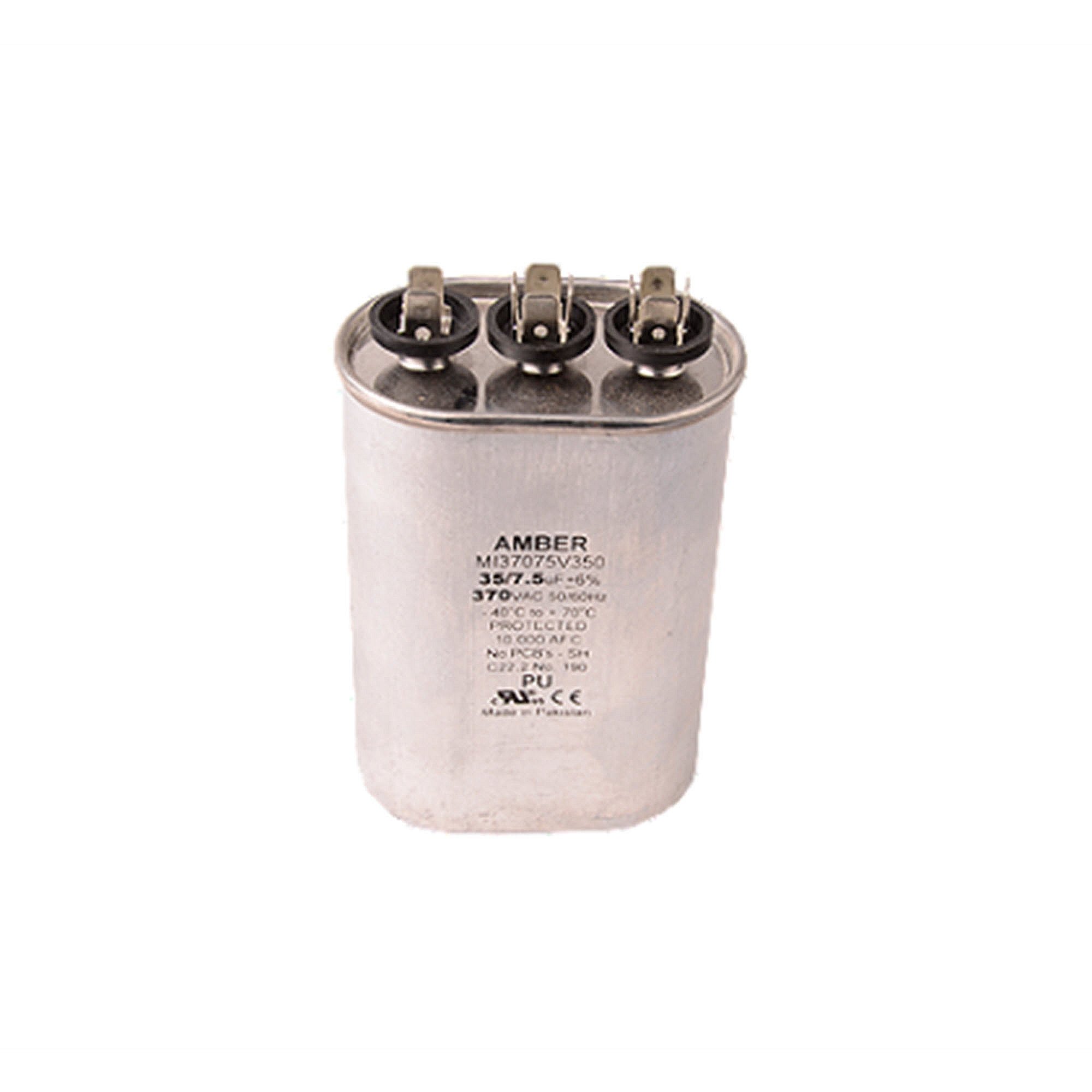 Part #cpt0105, Trane 35Mfd 370V Oval Run Capacitor