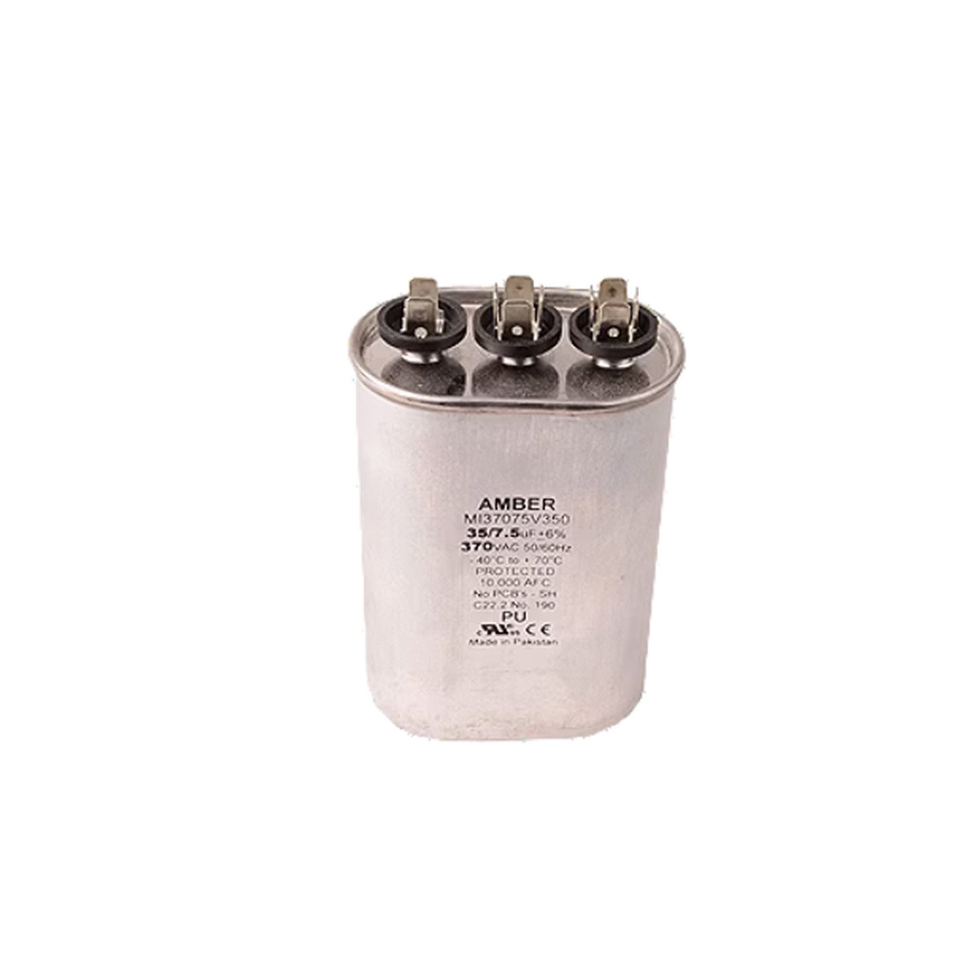 Part #cpt0160, Trane Run Capac 25 Mfd 370V Oval