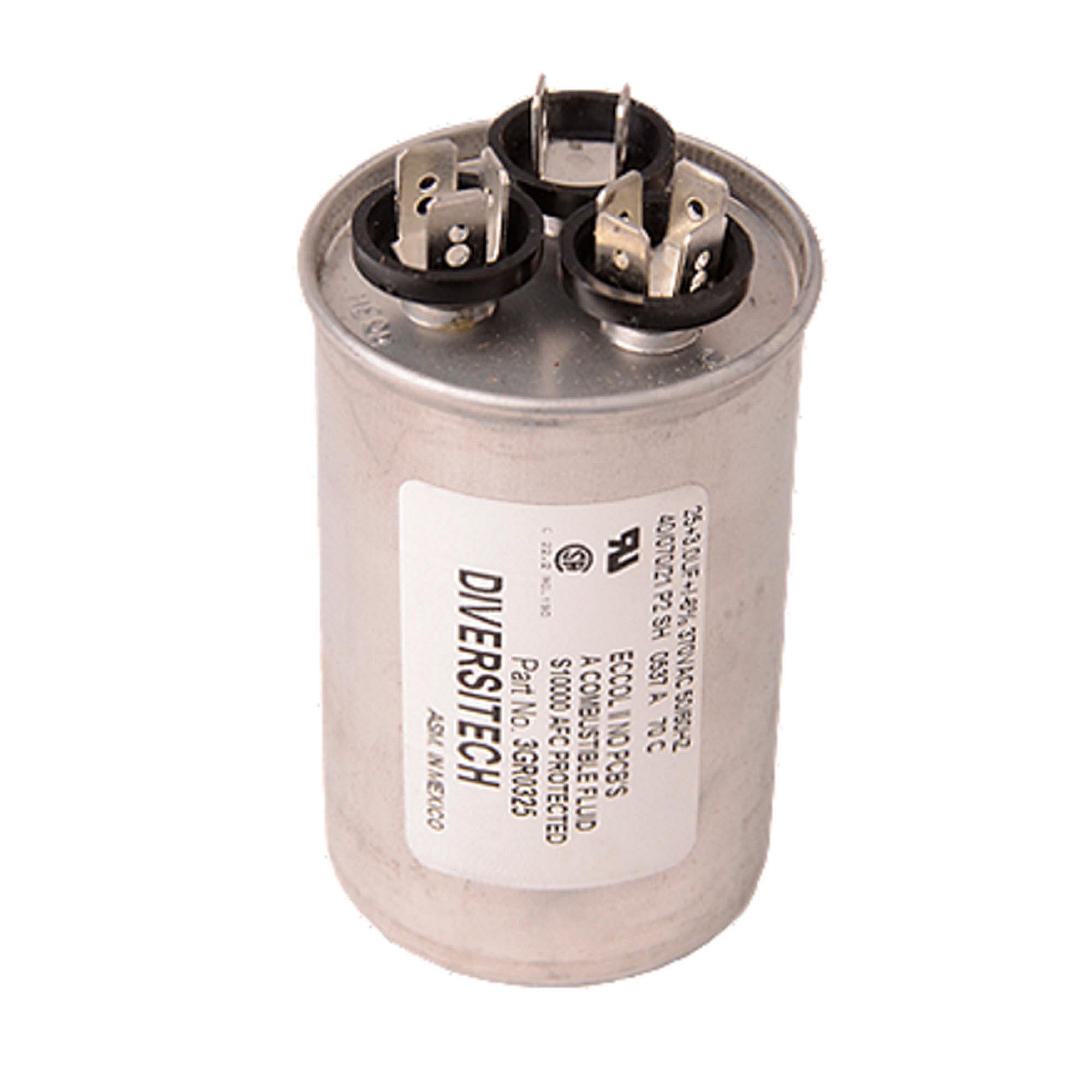 Part #cpt0240, Trane 40Mfd 370V Round Run Capacitor