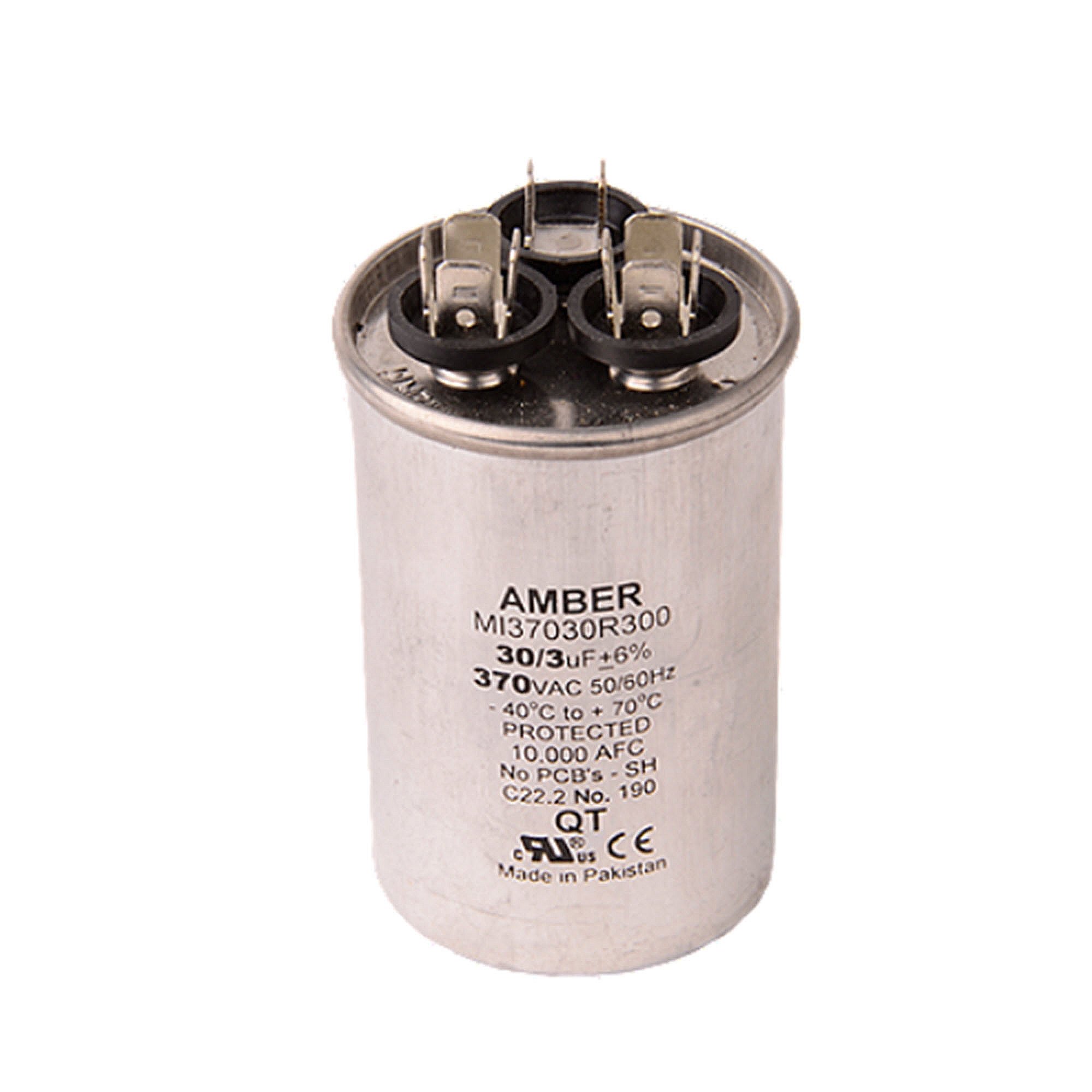 Part #cpt0241, Trane 30Mfd 370V Round Run Capacitor
