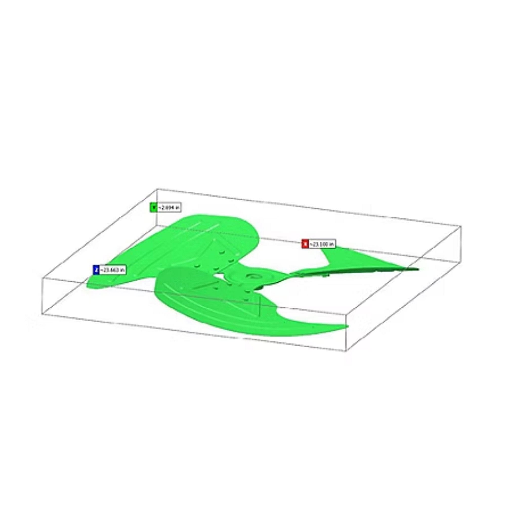Part #fan05661, Trane Blade Fan