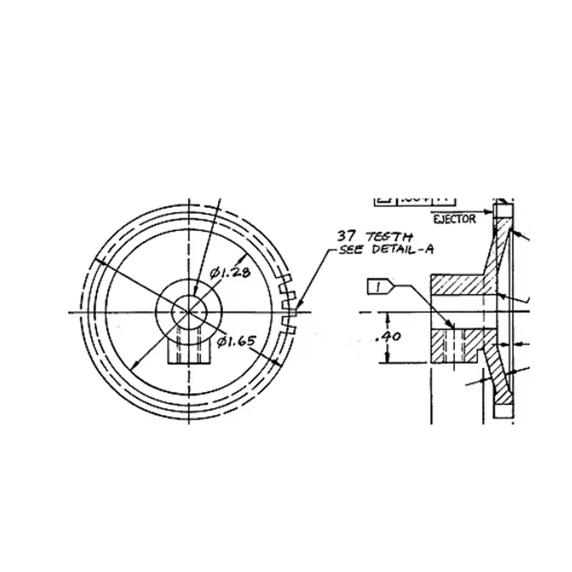 Part #ger0320, Trane Potentiometer Gear
