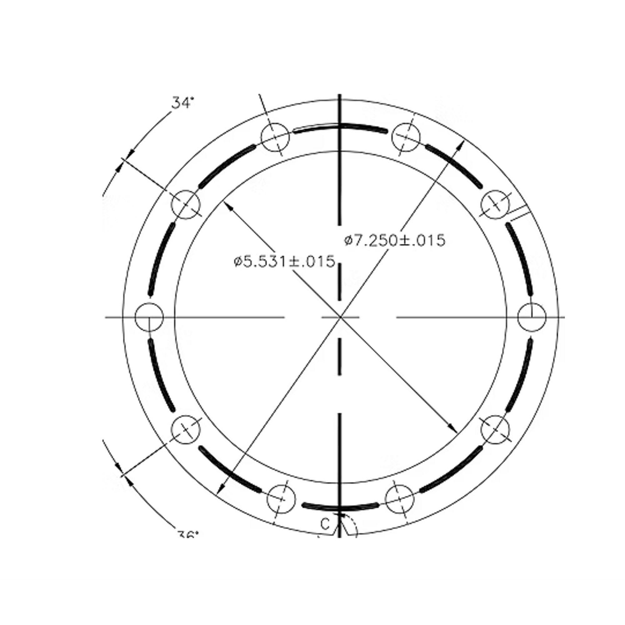 Part #gkt03661, Trane Gasket W/a Red Silicone Bead