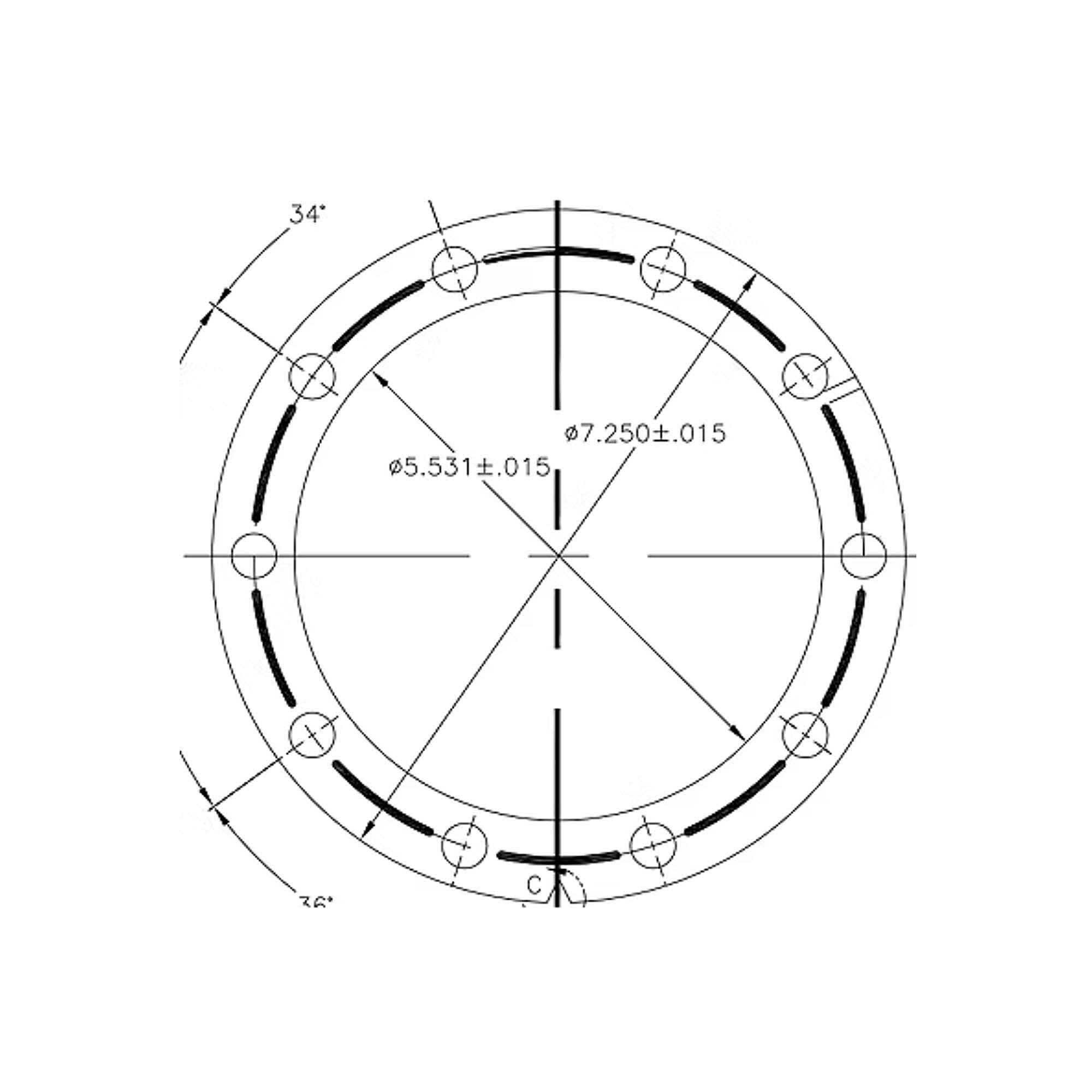 Part #gkt03671, Trane Gasket