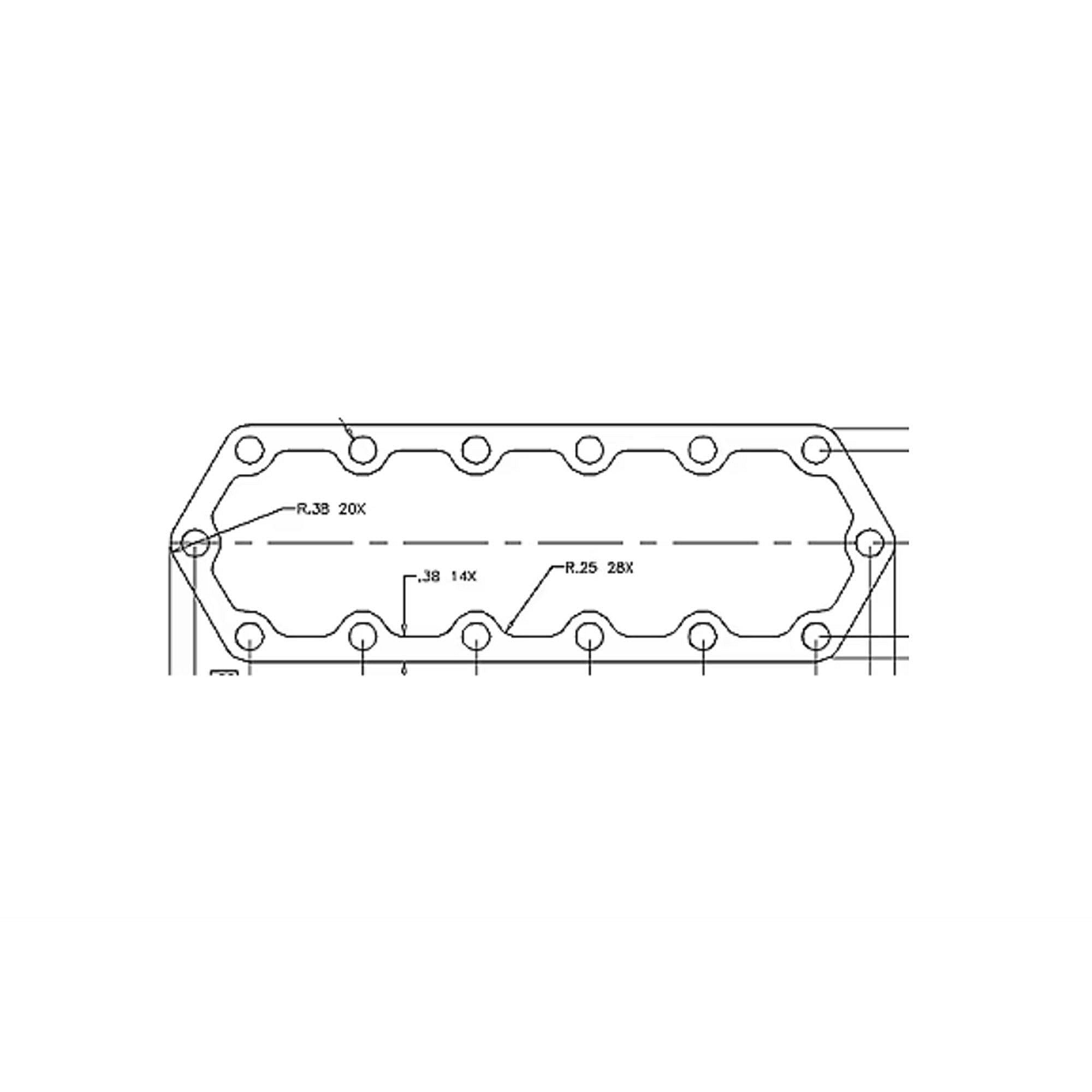 Part #gkt2937, Trane Gasket