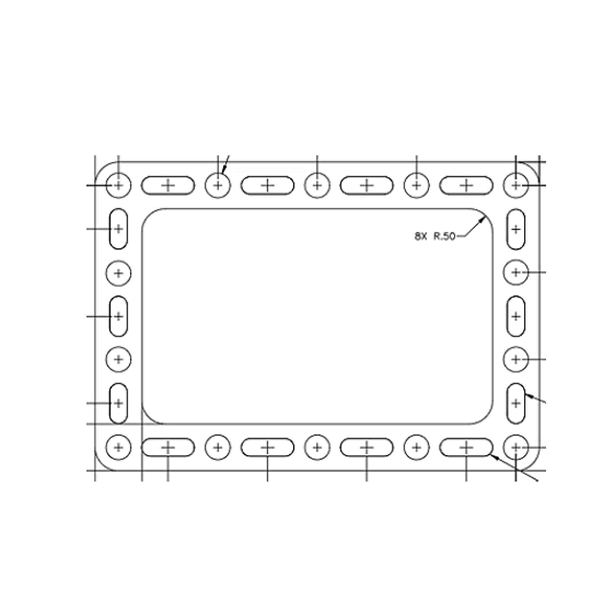 Part #gkt3811, Trane Terminal Plate Gasket
