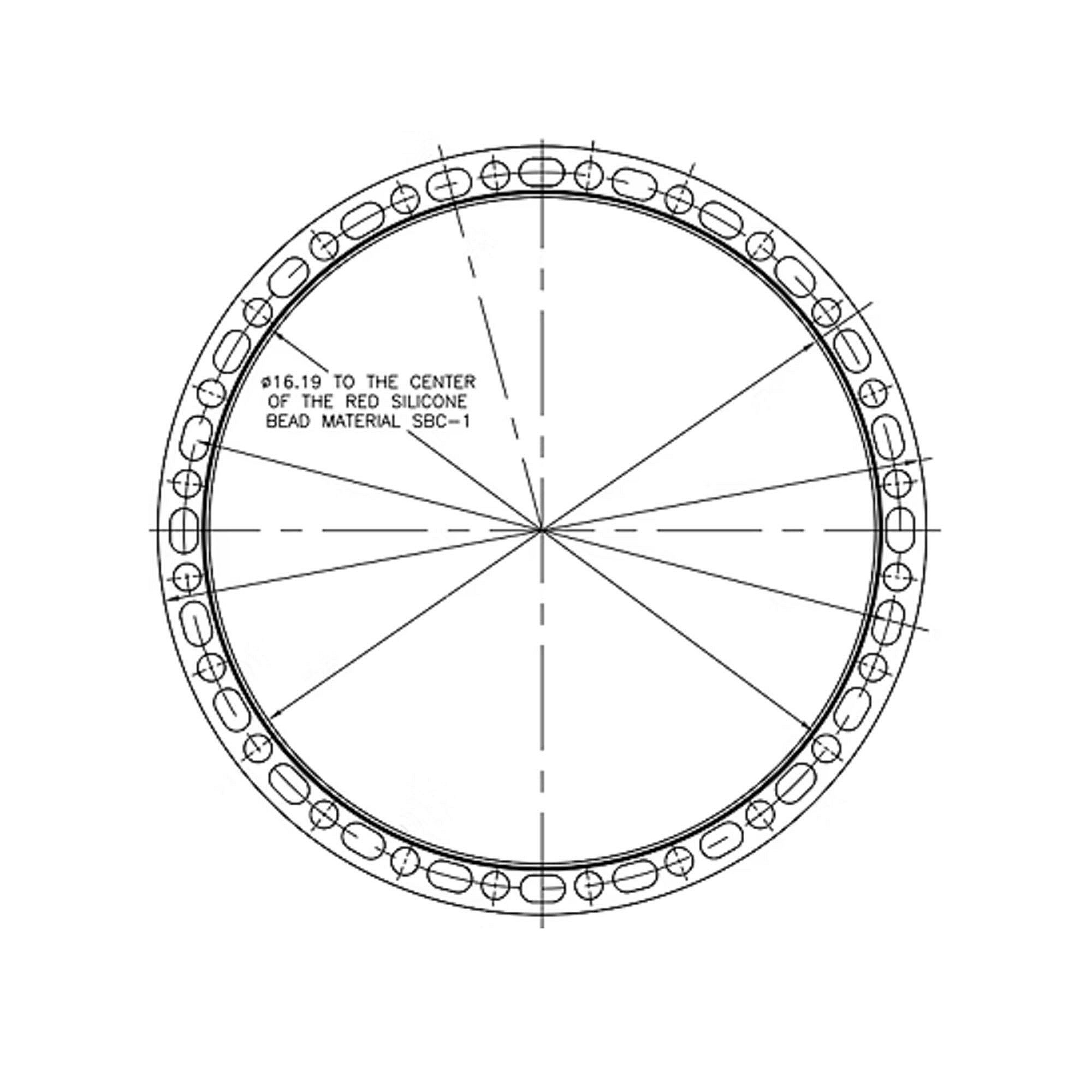 Part #gkt4141, Trane Gasket