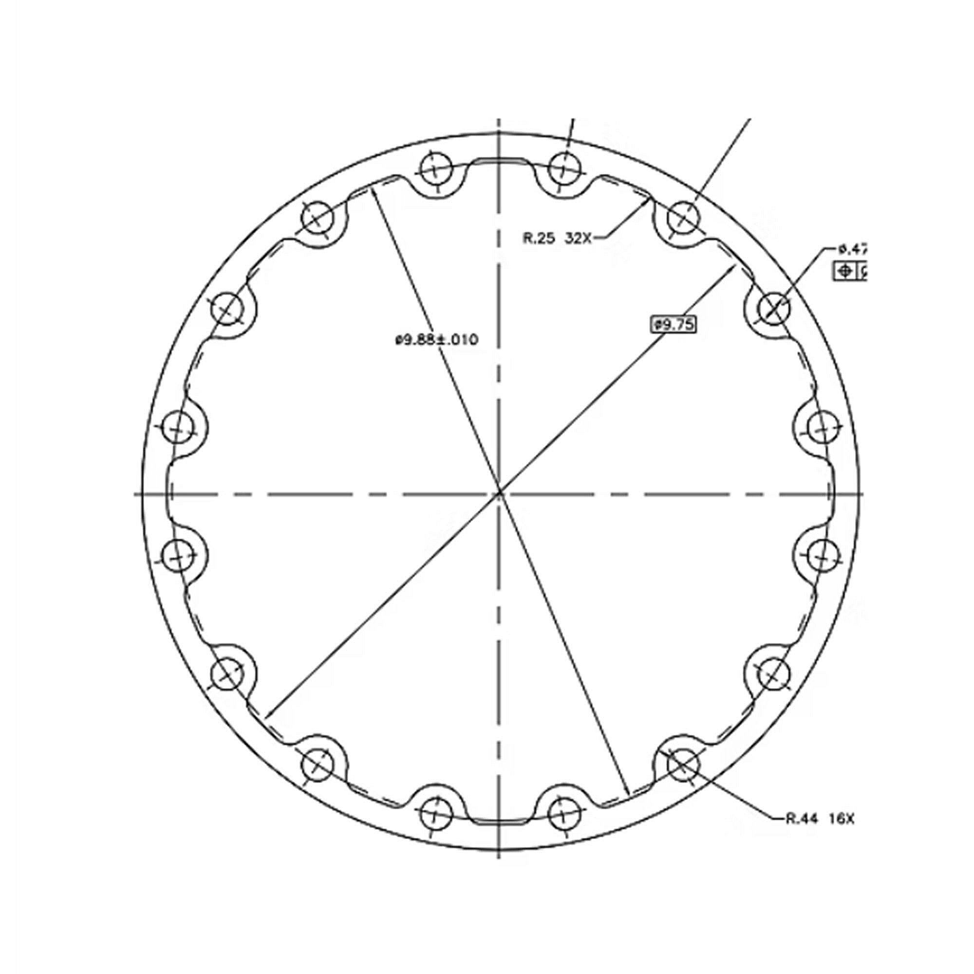 Part #gkt4150, Trane Suction Cover Gasket