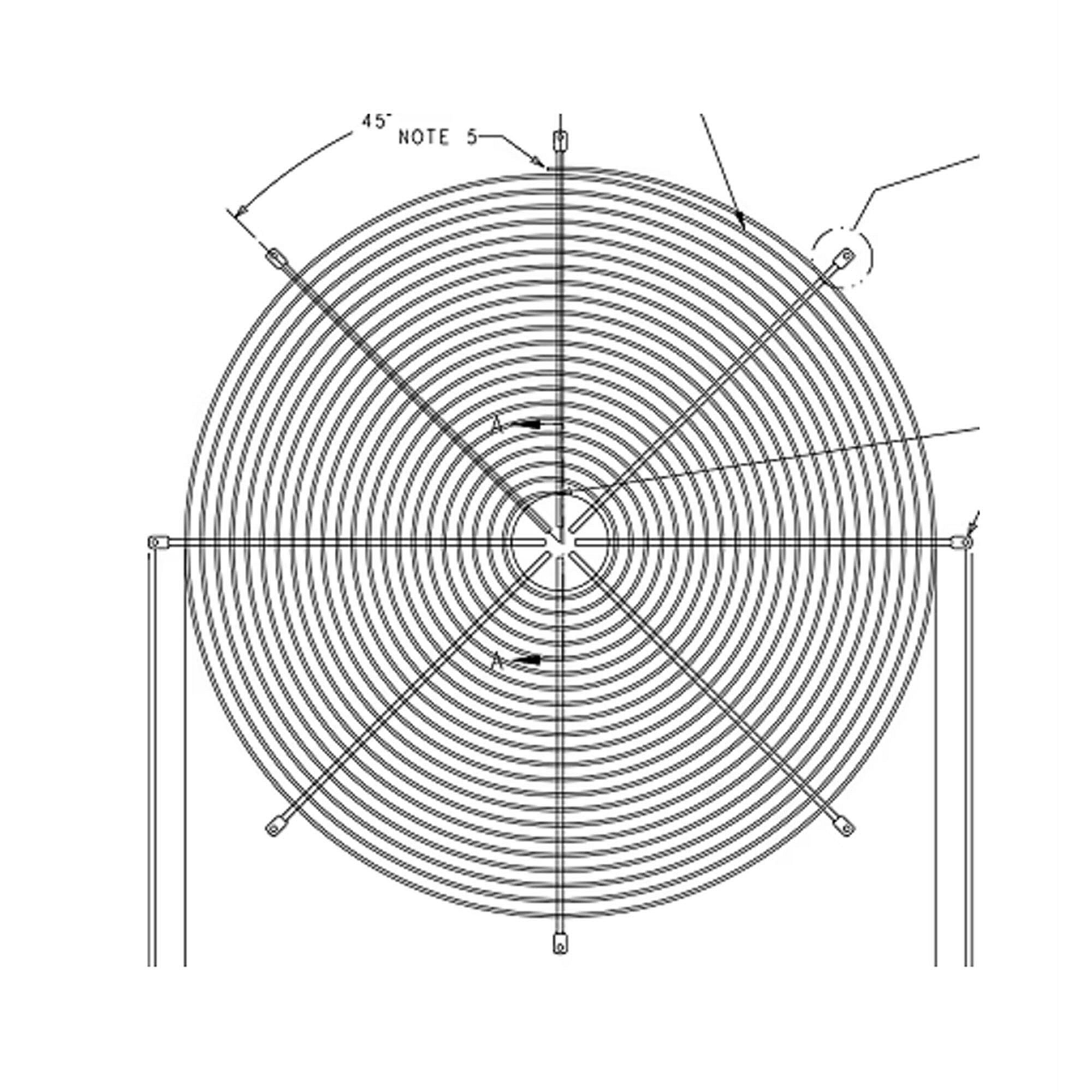 Part #grl0424, Trane 26 Grille