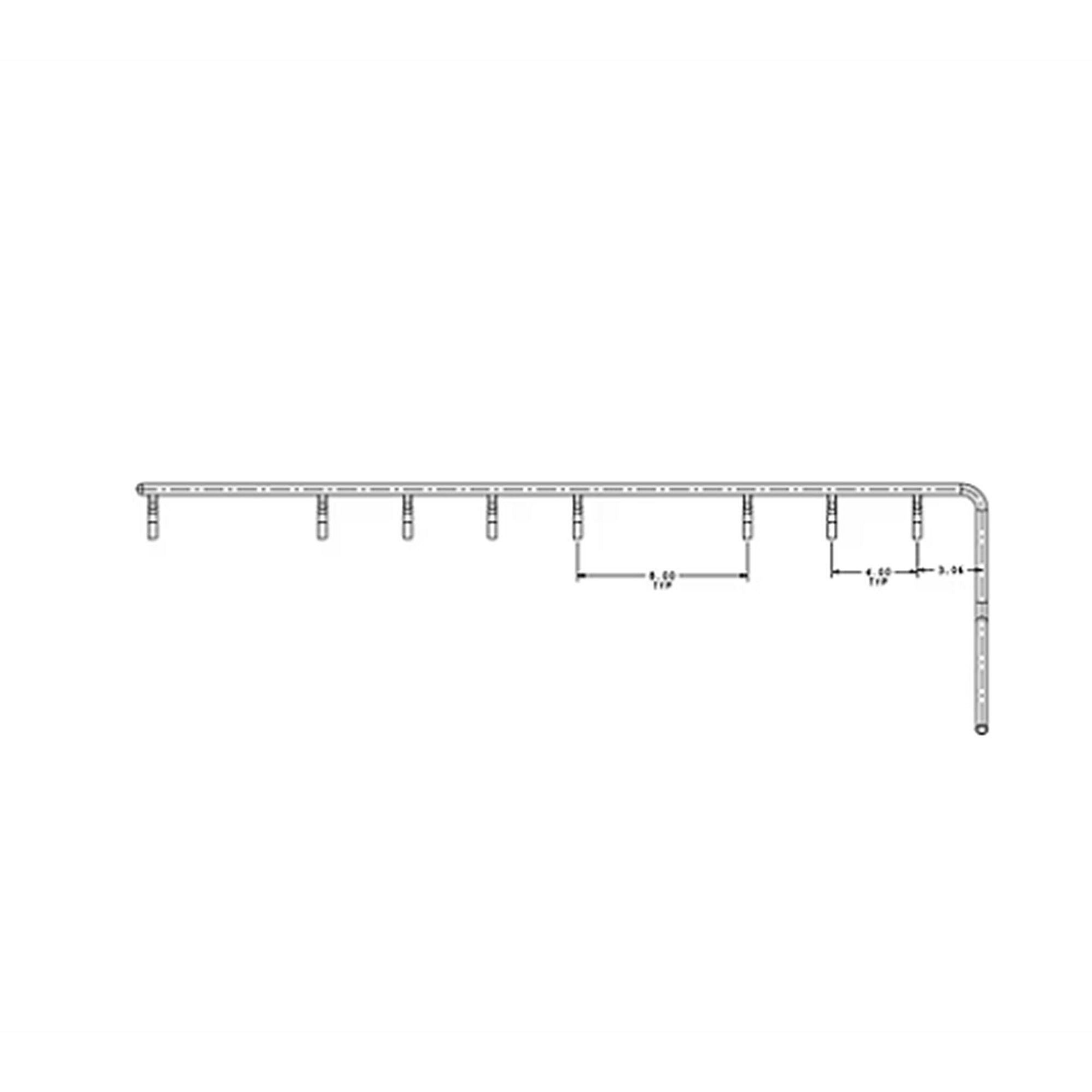 Part #hdr0604, Trane Short Orifice Header
