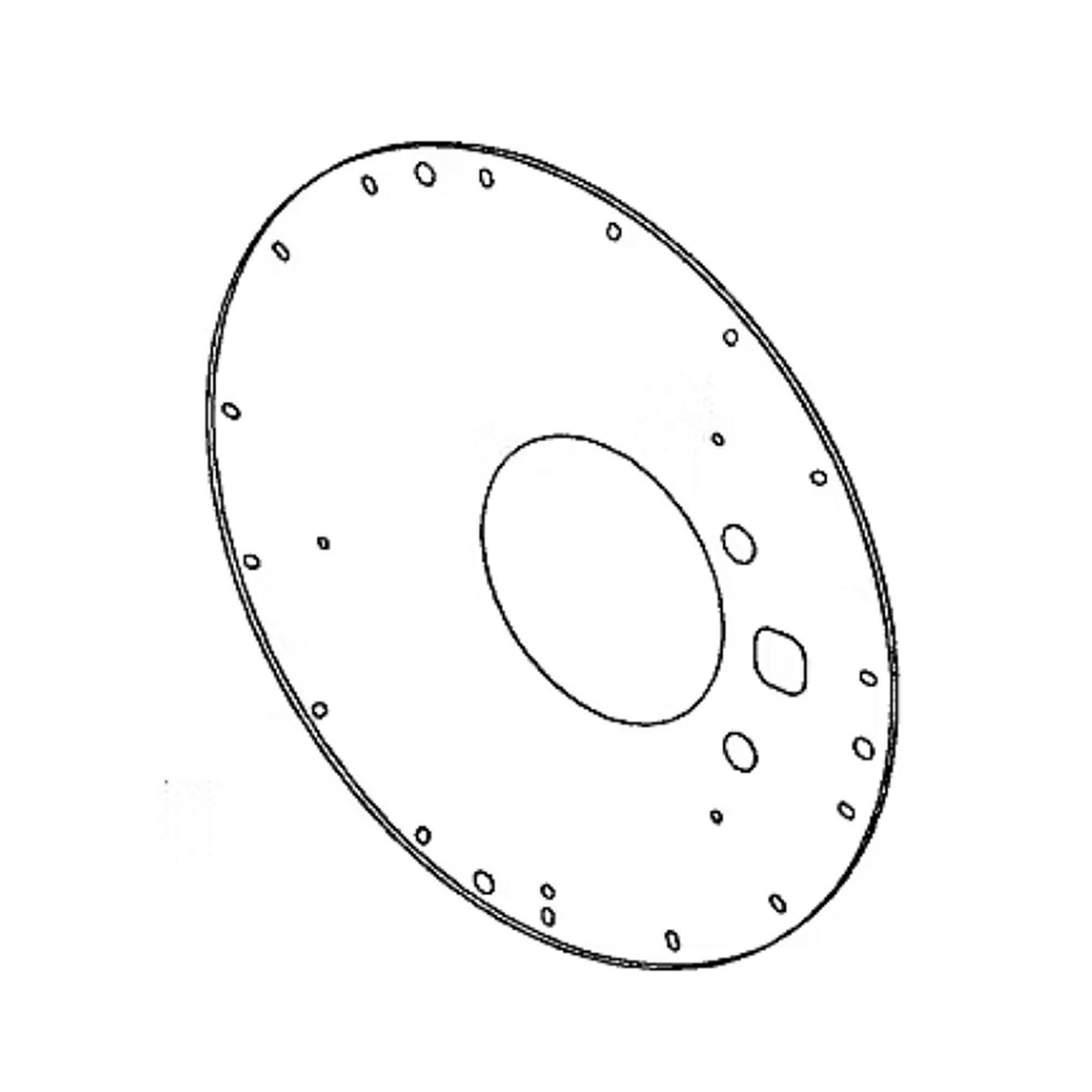 Part #ins1718, Trane Insulation, burner Heat Shield