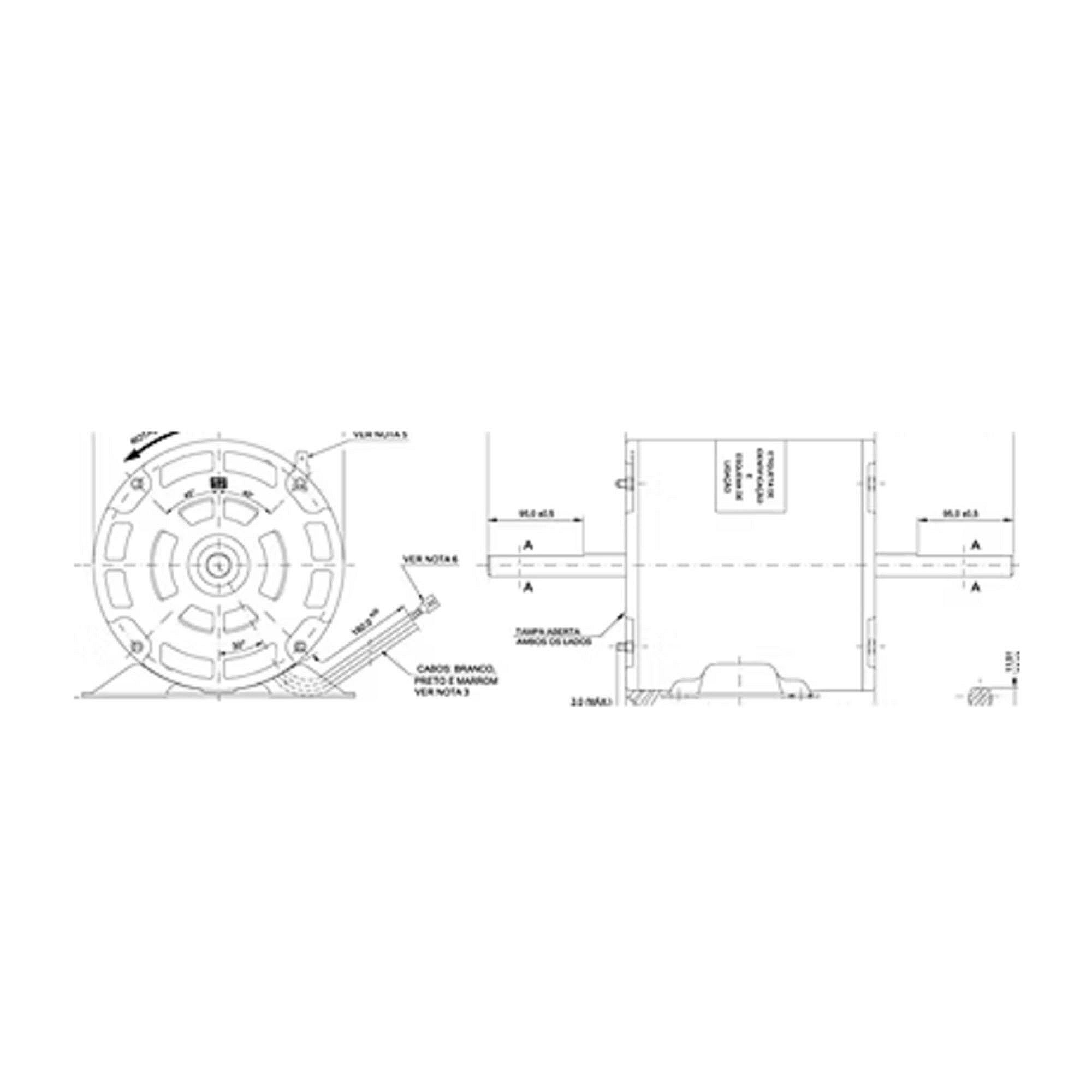 Part #mot12537, Trane Motor